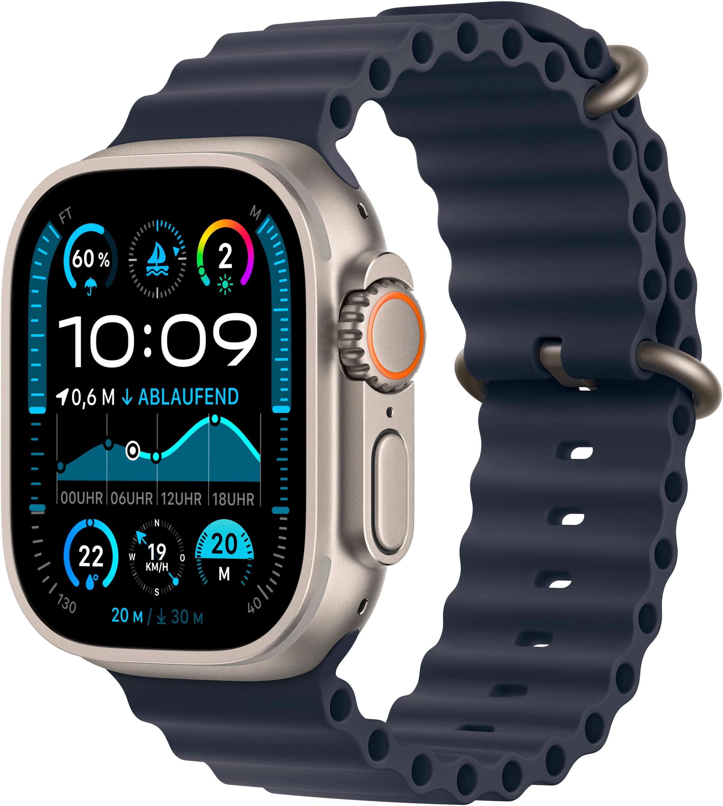 Apple Smartwatch »Watch Ultra 2 (2024) GPS + Cellular«, (4,9 cm), Watch OS, 64 GB,)