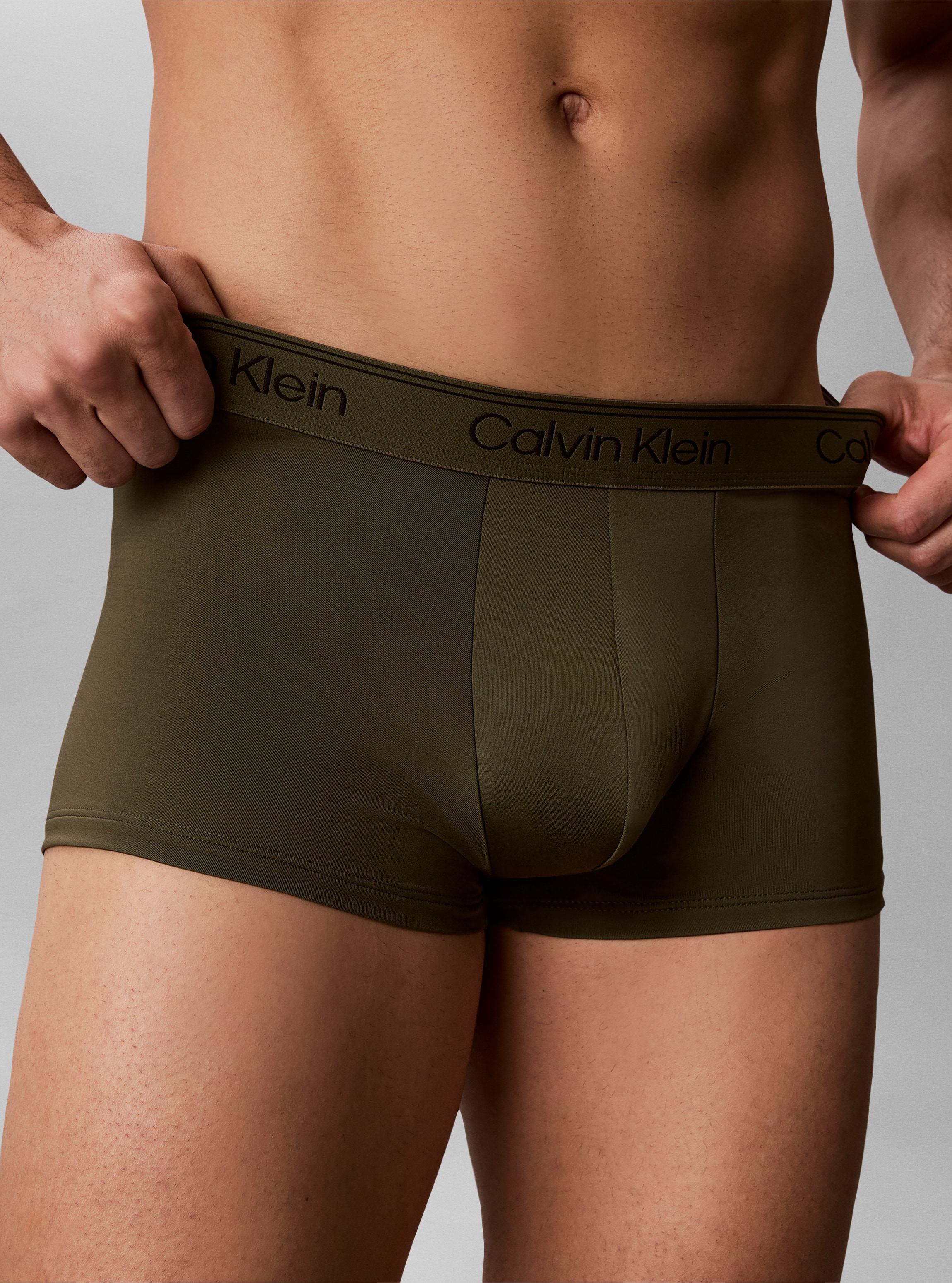 Calvin Klein Underwear Trunk »LOW RISE TRUNK 5PK« Packung, 5er-Pack, 5 Stk. Mit elastischem Bund