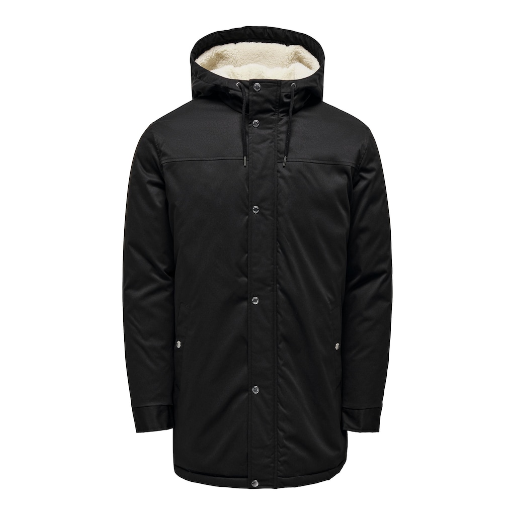 ONLY & SONS Parka »ALEX TEDDY PARKA«, mit Kapuze