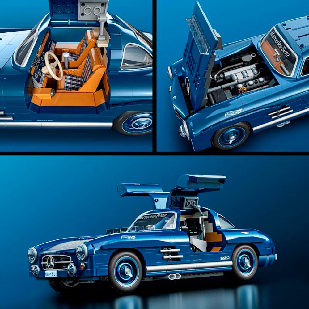 Mattel® Modellbausatz »Mattel Brick Shop Hot Wheels, PREMIUM SERIES MERCEDES-BENZ« 1.600 Stk. tlg. 1:12