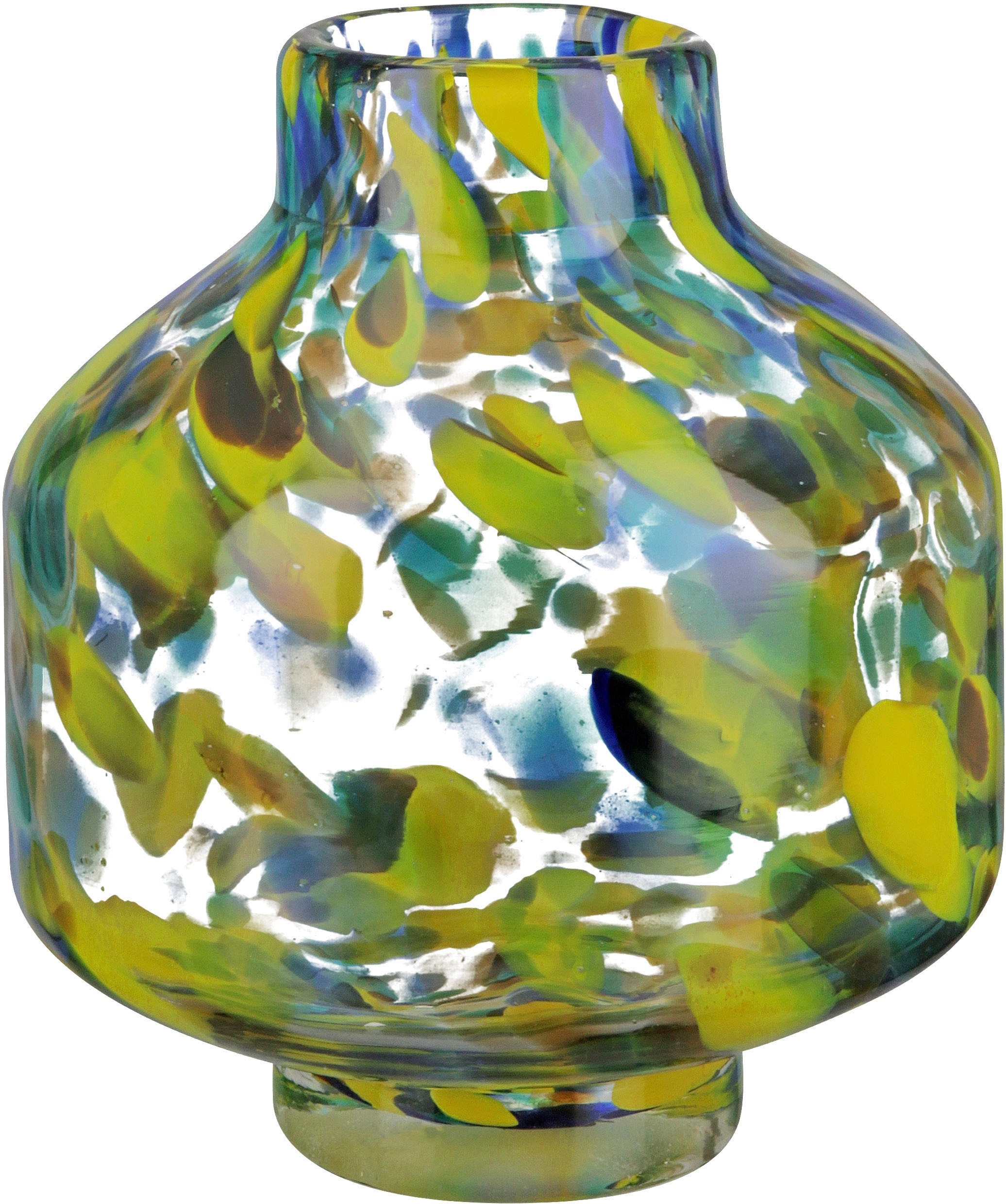 Tischvase »Splash, Höhe ca. 16 cm«, (1 St.), dekorative Vase aus Glas, Blumenvase