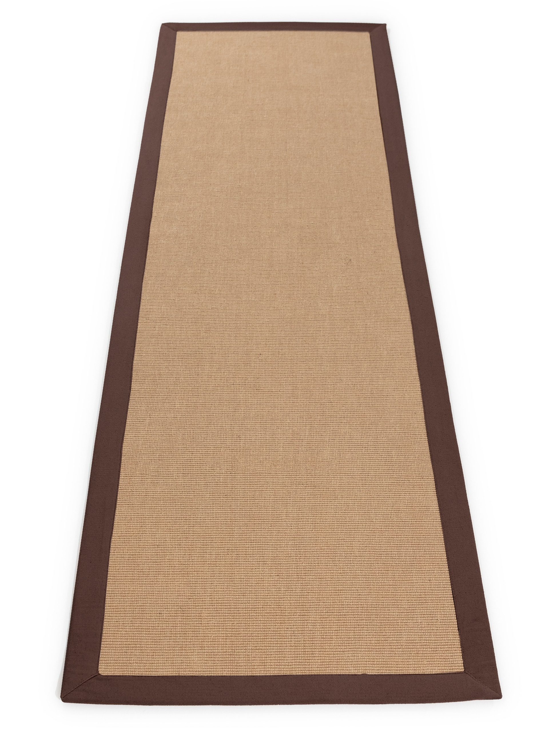 carpetfine Sisalteppich »Sisal,  auch als Läufer erhältlich«, rechteckig, 5 mm Höhe, mit farbiger Bordüre, Anti Rutsch Rückseite, viele Größen, Wohnzimmer