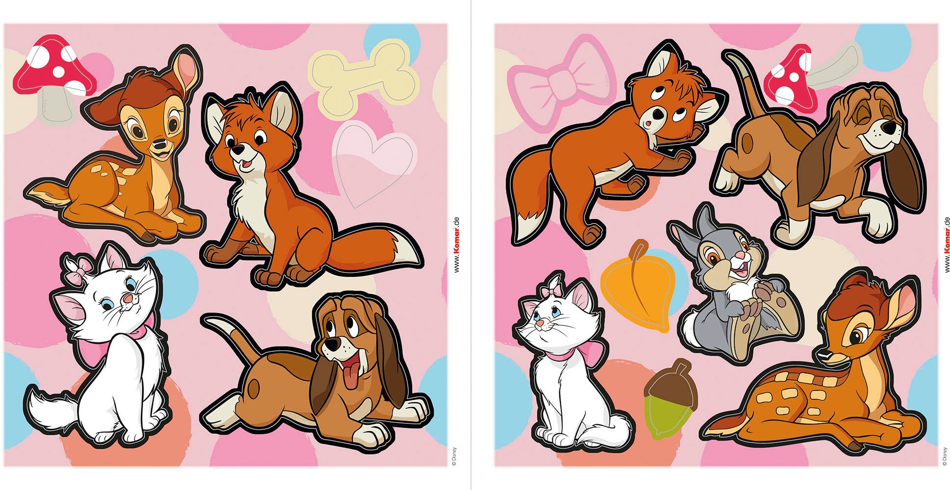 Komar Wandtattoo »Playful Kindergarten - Größe 50 x 70 cm«, (16 St.), selbstklebend, Wandsticker, Kinderzimmer