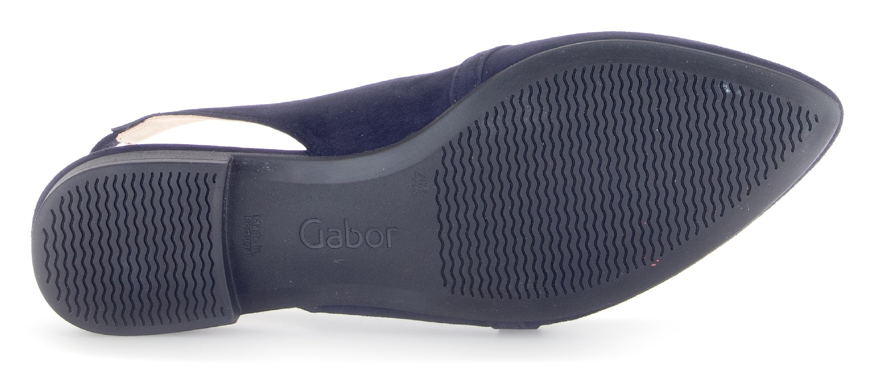 Gabor Slingpumps, Blockabsatz, Abendschuh, Businessschuh, elastisches Fersenriemchen