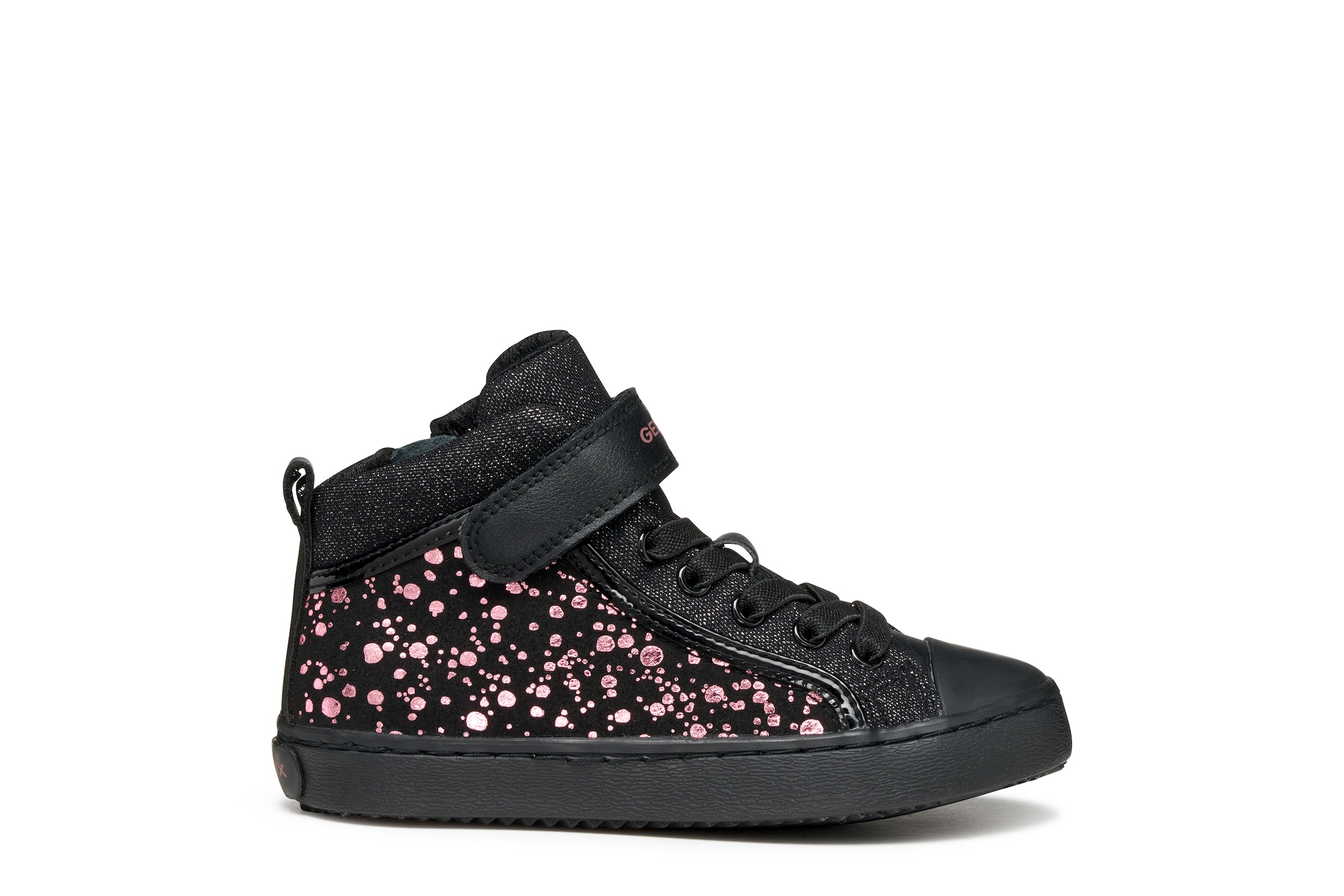 Geox Sneaker »J KALISPERA GIRL«  Schnürboots, Glitzerschuh mit Gummizug, Größenschablone zum Download