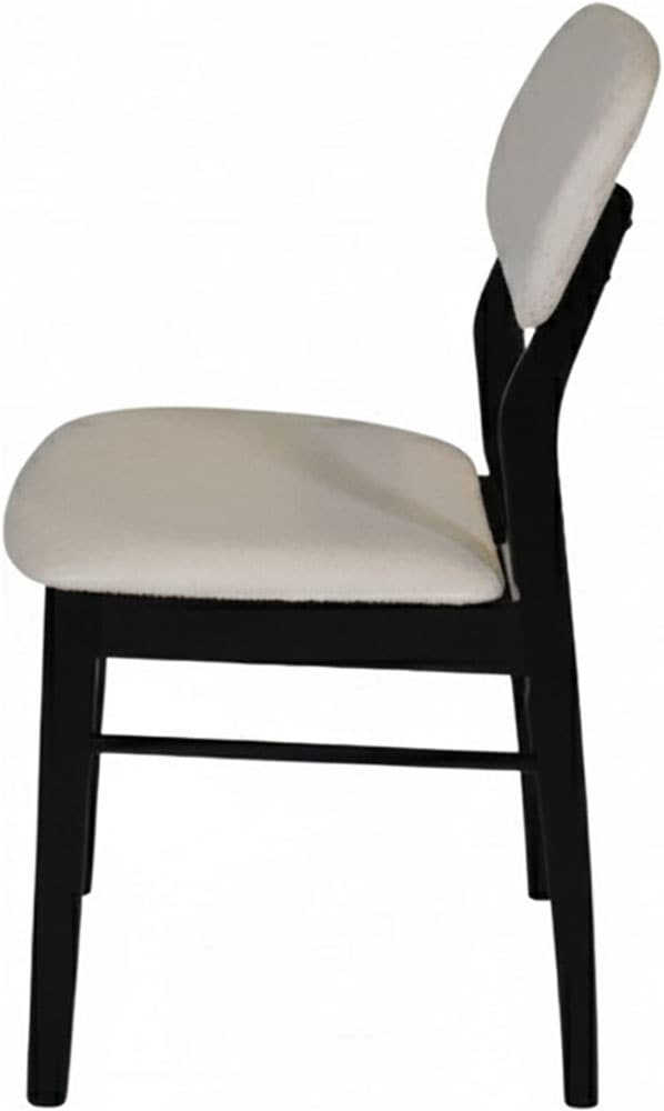 Jahnke Esszimmerstuhl »JOY SIT DUO« (Set) Esszimmerstuhl (2er Set), Massivholz, Boucle-Stoff,bis 110kg belastbar