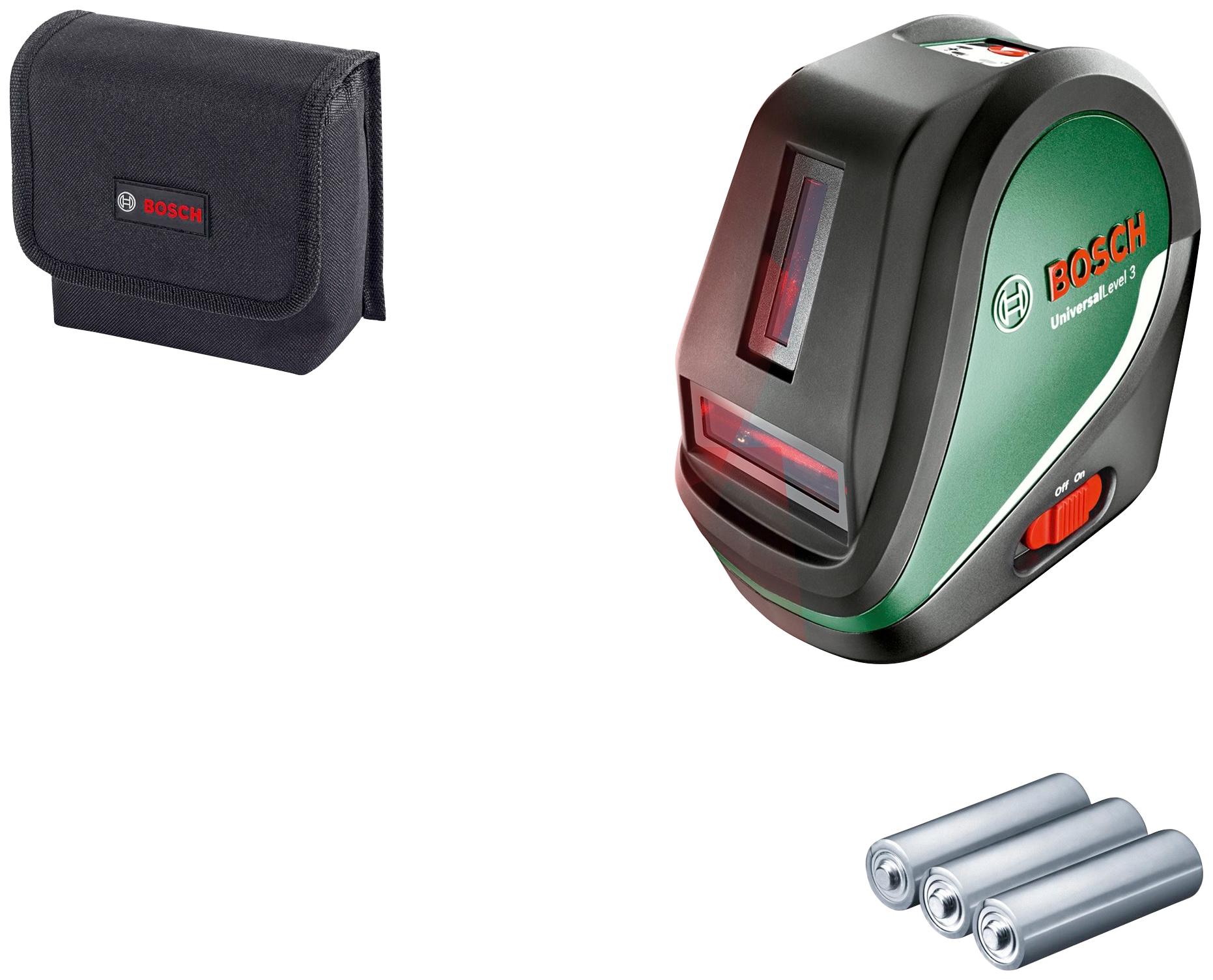 Bosch Home & Garden Kreuzlinienlaser »UniversalLevel 3«, Max. Reichweite: 10m