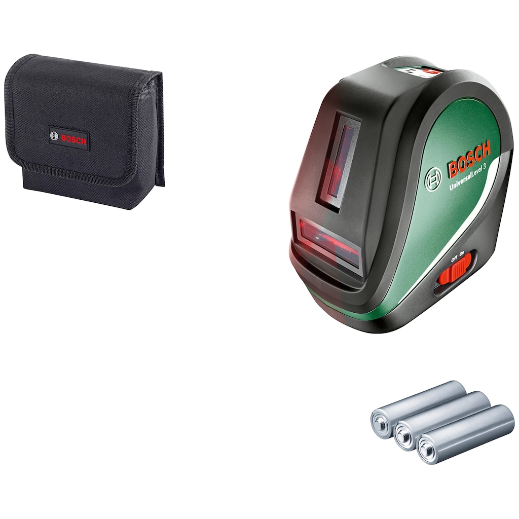 Bosch Home & Garden Kreuzlinienlaser »UniversalLevel 3«