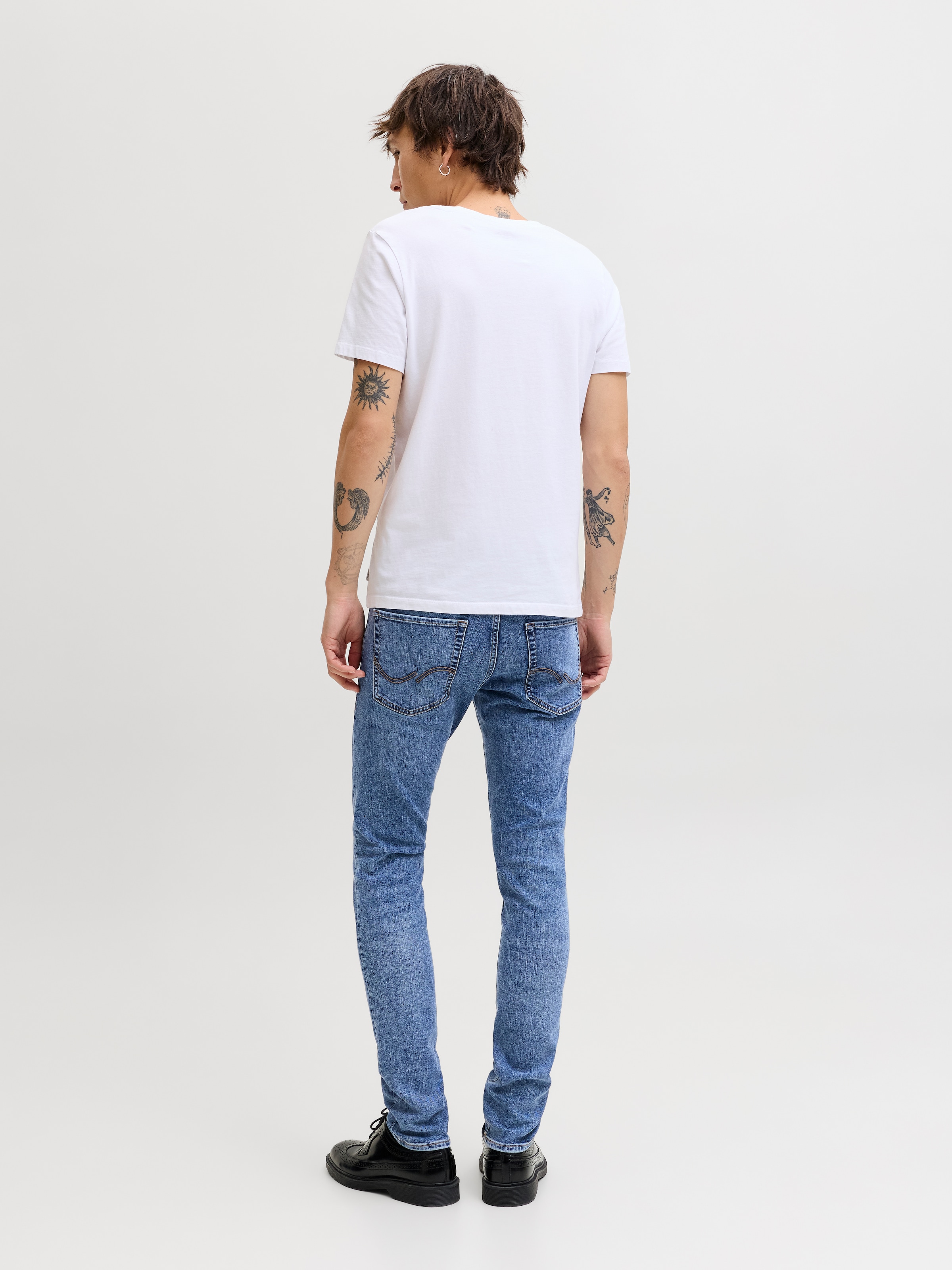 Jack & Jones Slim-fit-Jeans »JJIGLENN  Slim-Fit mit Stretch und praktischer 5-Pocket-Form« Baumwollmischung, slim fit