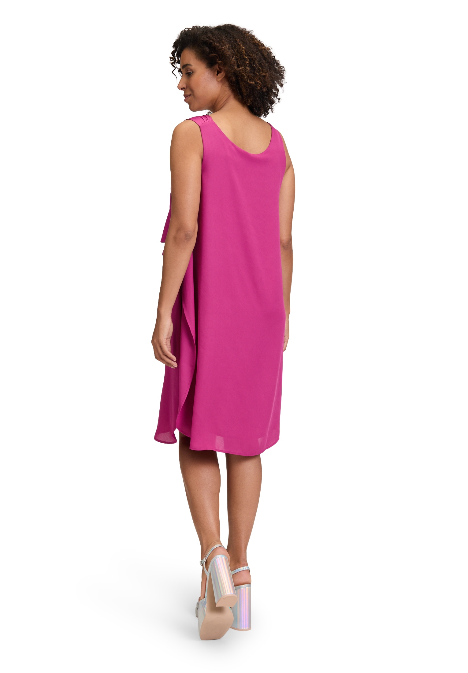 Cartoon Chiffonkleid »Chiffonkleid mit Schleifenknoten«