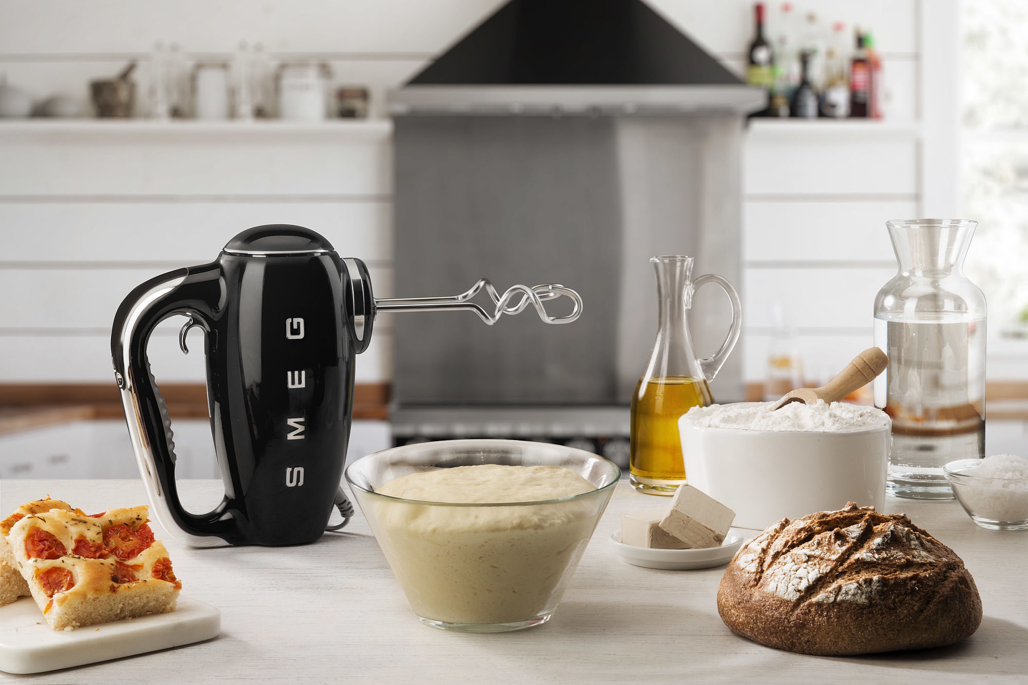 Smeg Handmixer »HMF01BLEU Schwarz«, 250 W