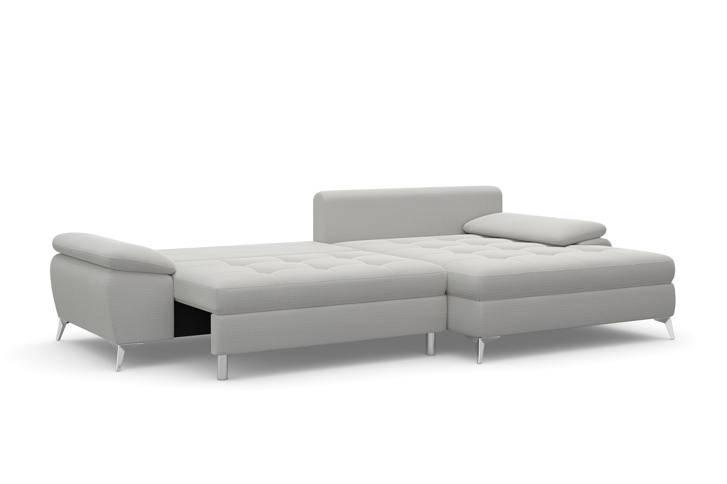 sit&more Ecksofa »Latigo L-Form«, mit Mega-Recamiere, wahlweise mit Bettfunktion und Bettkasten