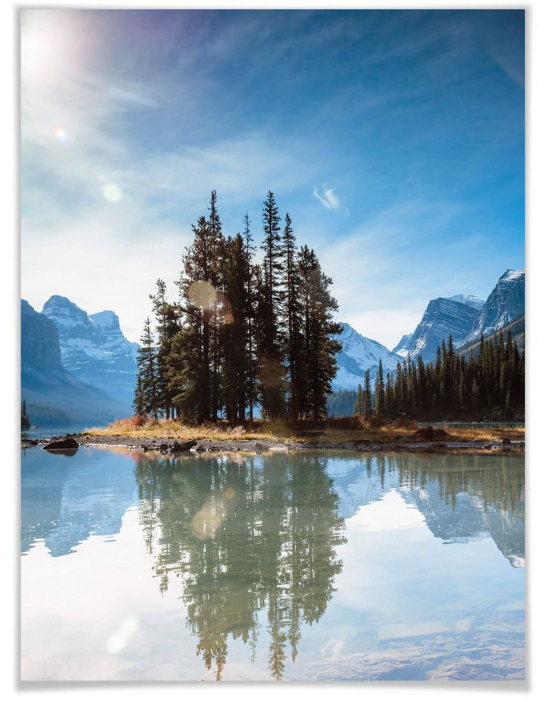 Wall-Art Poster »Jasper-Nationalpark Kanada«, Kanada, (1 St.), Poster,  Wandbild, Bild, Wandposter auf Rechnung kaufen