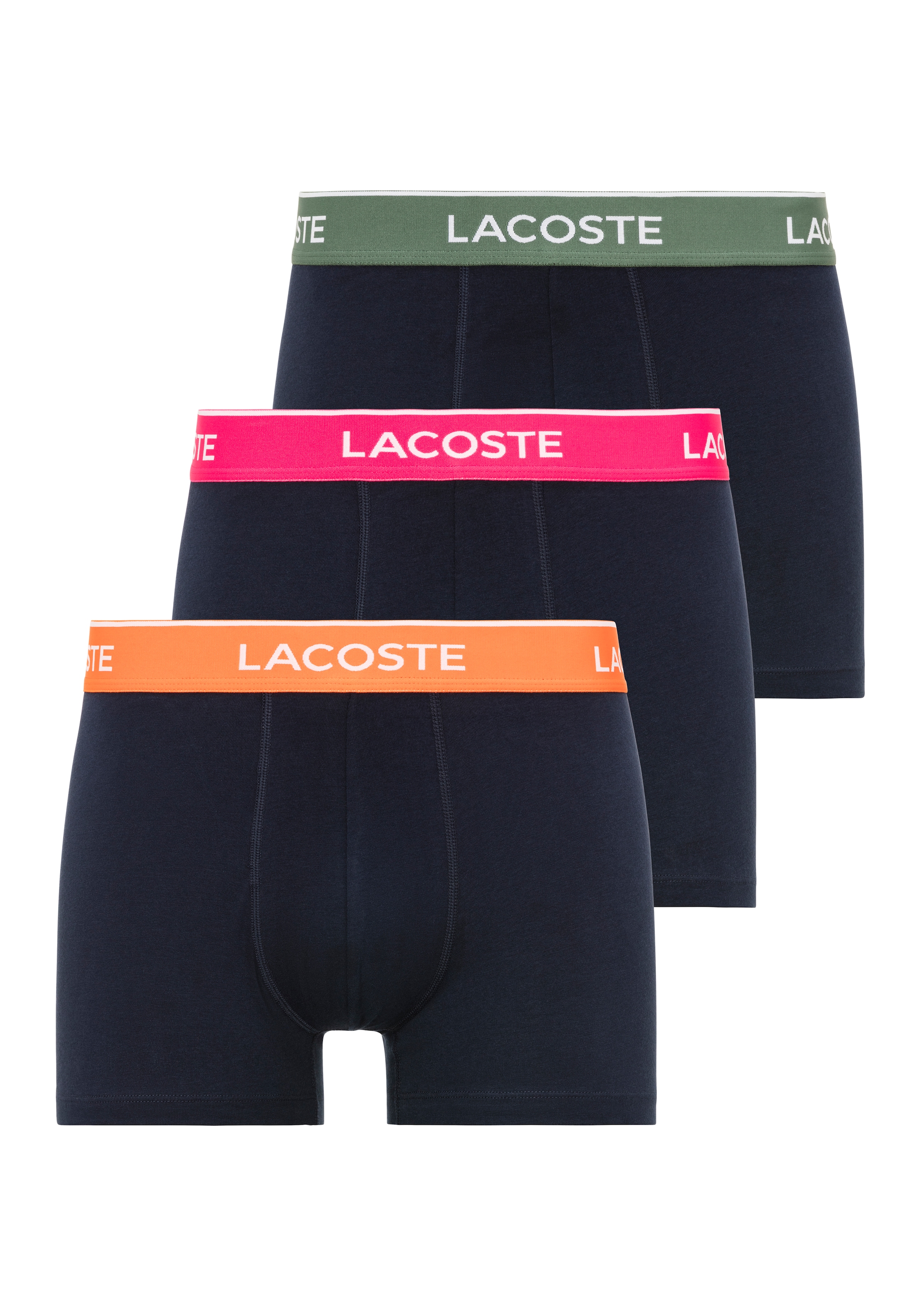 Lacoste Boxershorts »enge Boxershorts Lacoste Herren Premium«, (Packung, 3 St., 3er-Pack), mit Lacoste Logobund