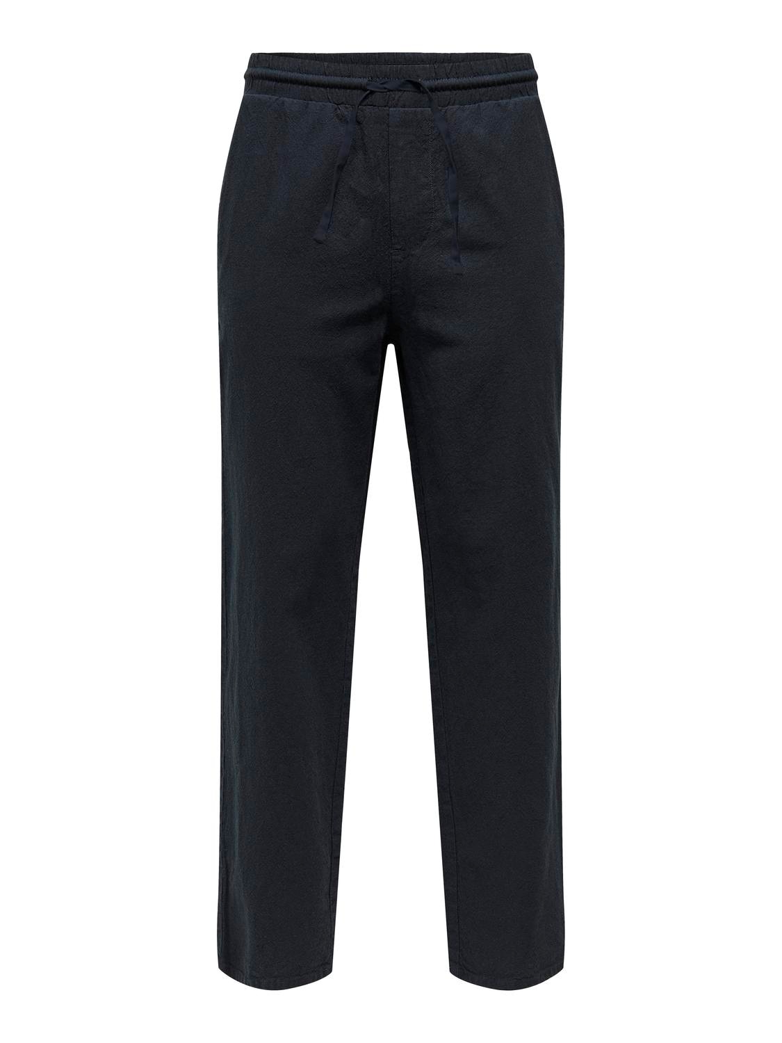 ONLY & SONS Trainingshose »ONSSINUS LOOSE 0007 COT LIN PANT NOOS«
