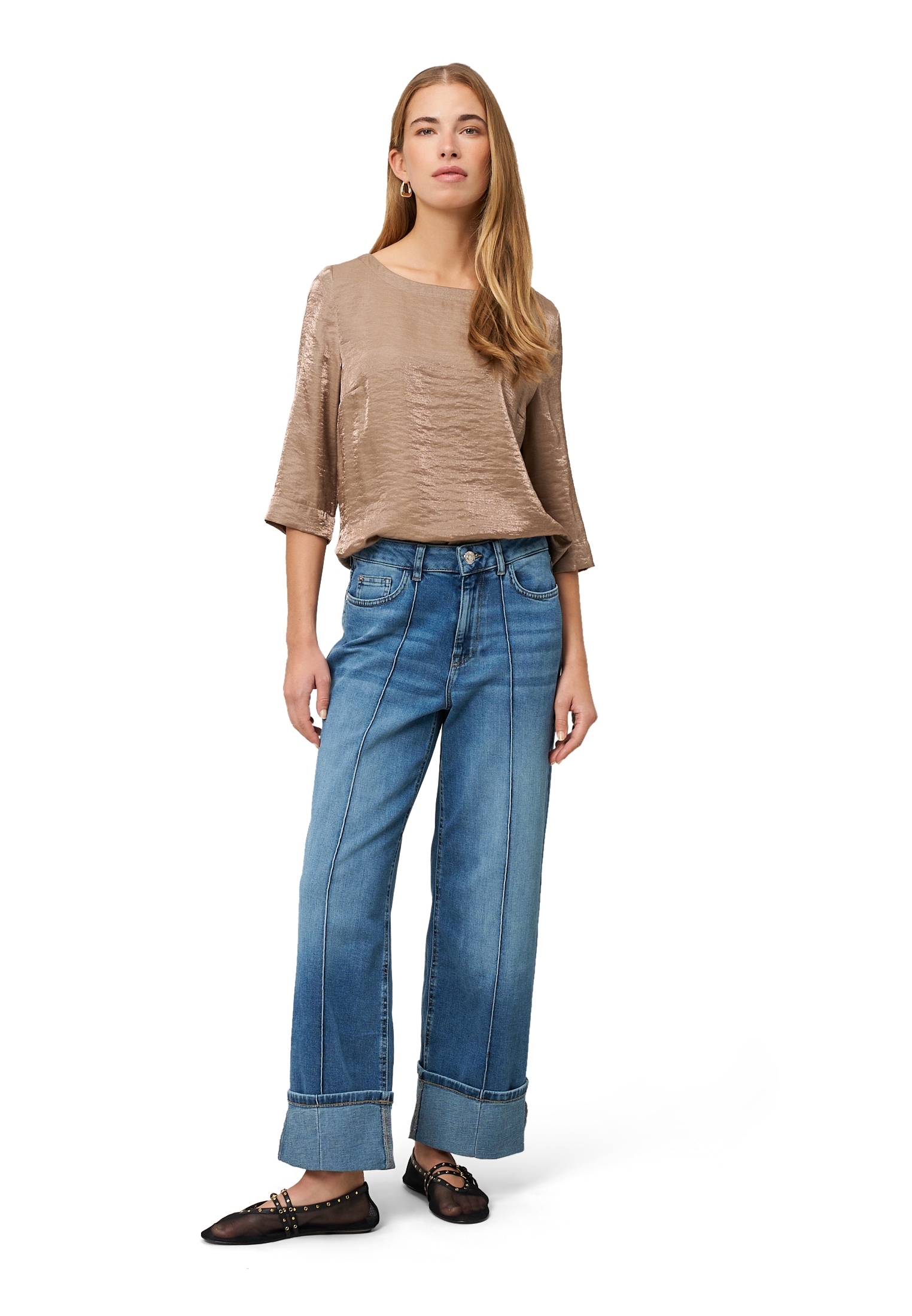 Zero Klassische Bluse »Bluse mit Knittereffekt«