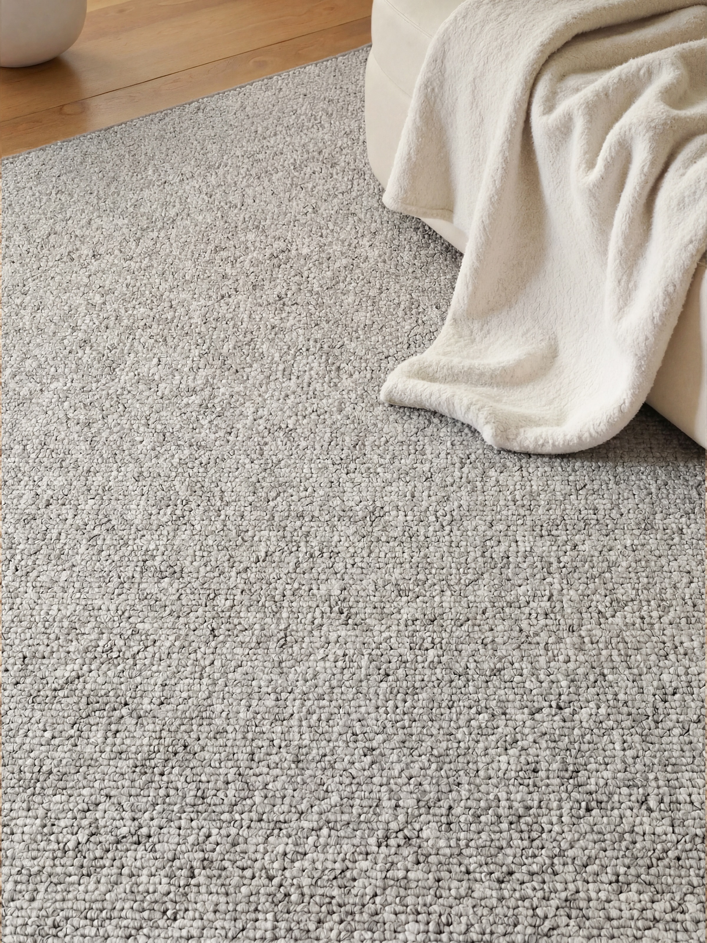 HANSE Home Teppich »Wolly 2« rechteckig 12 mm Höhe Flachgewebe, Läufer, Skandi, Woll-Optik, Esszimmer, Wohnzimmer, Flur