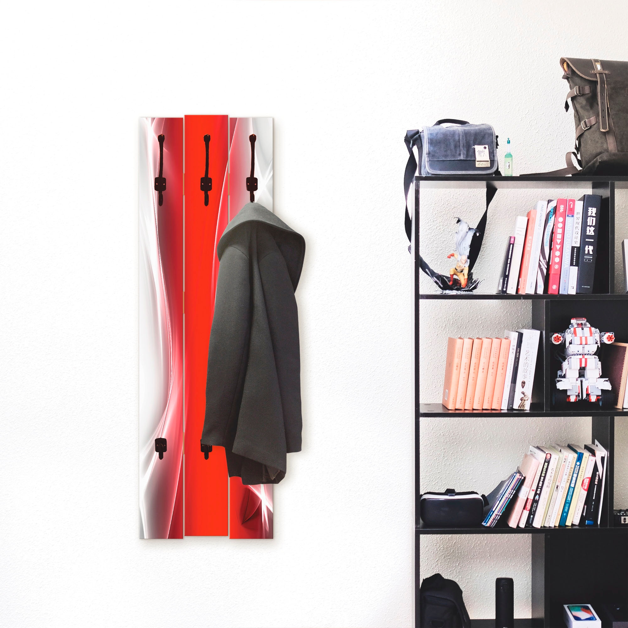 Artland Garderobenleiste »Kreatives Element Rot für Ihr Art-Design«, teilmontiert