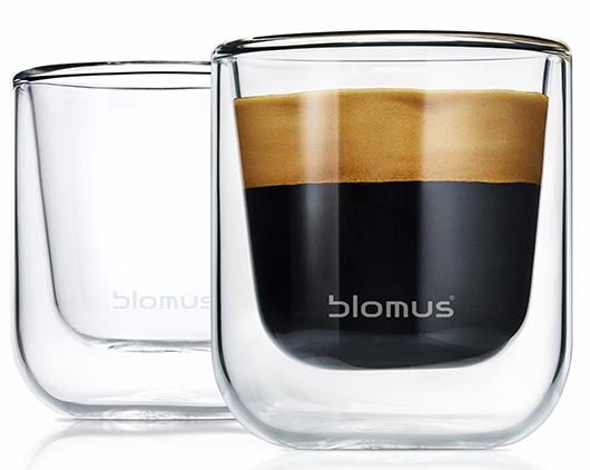 BLOMUS Espressoglas »NERO«, (Set, 2 tlg.), Doppelwandig, 2-teilig