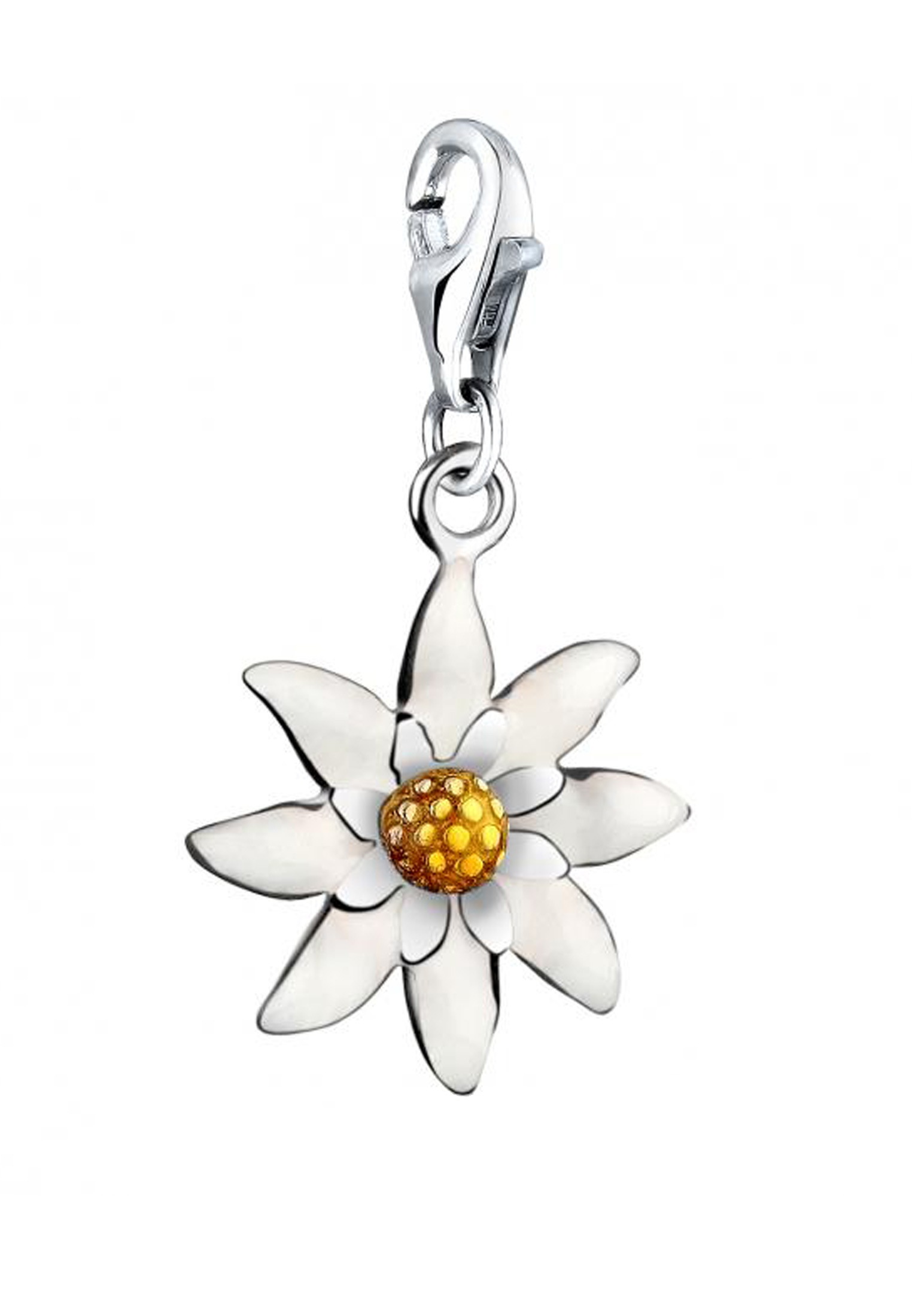 Nenalina Charm-Einhänger »Charm Nenalina Charm Edelweiß Silber-Anhänger Tracht 925 Silber«