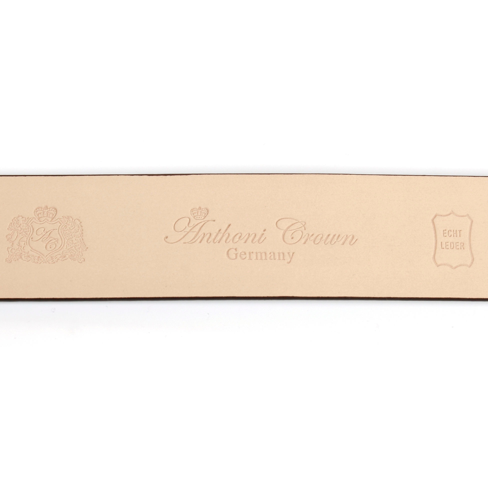 Anthoni Crown Ledergürtel 2 cm Gürtel aus innovativem Leder in 3D-Optik