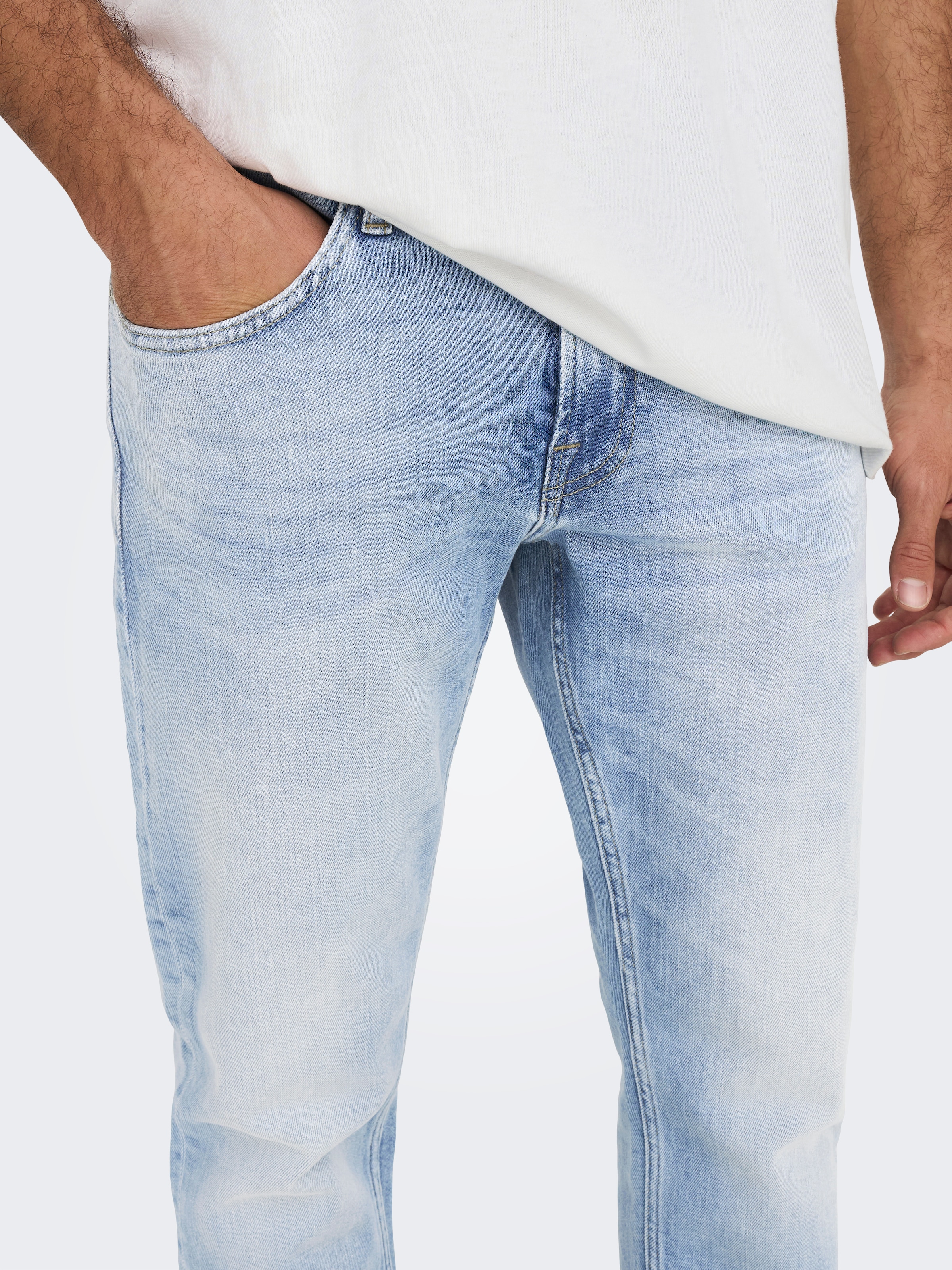 ONLY & SONS Regular-fit-Jeans »WEFT«