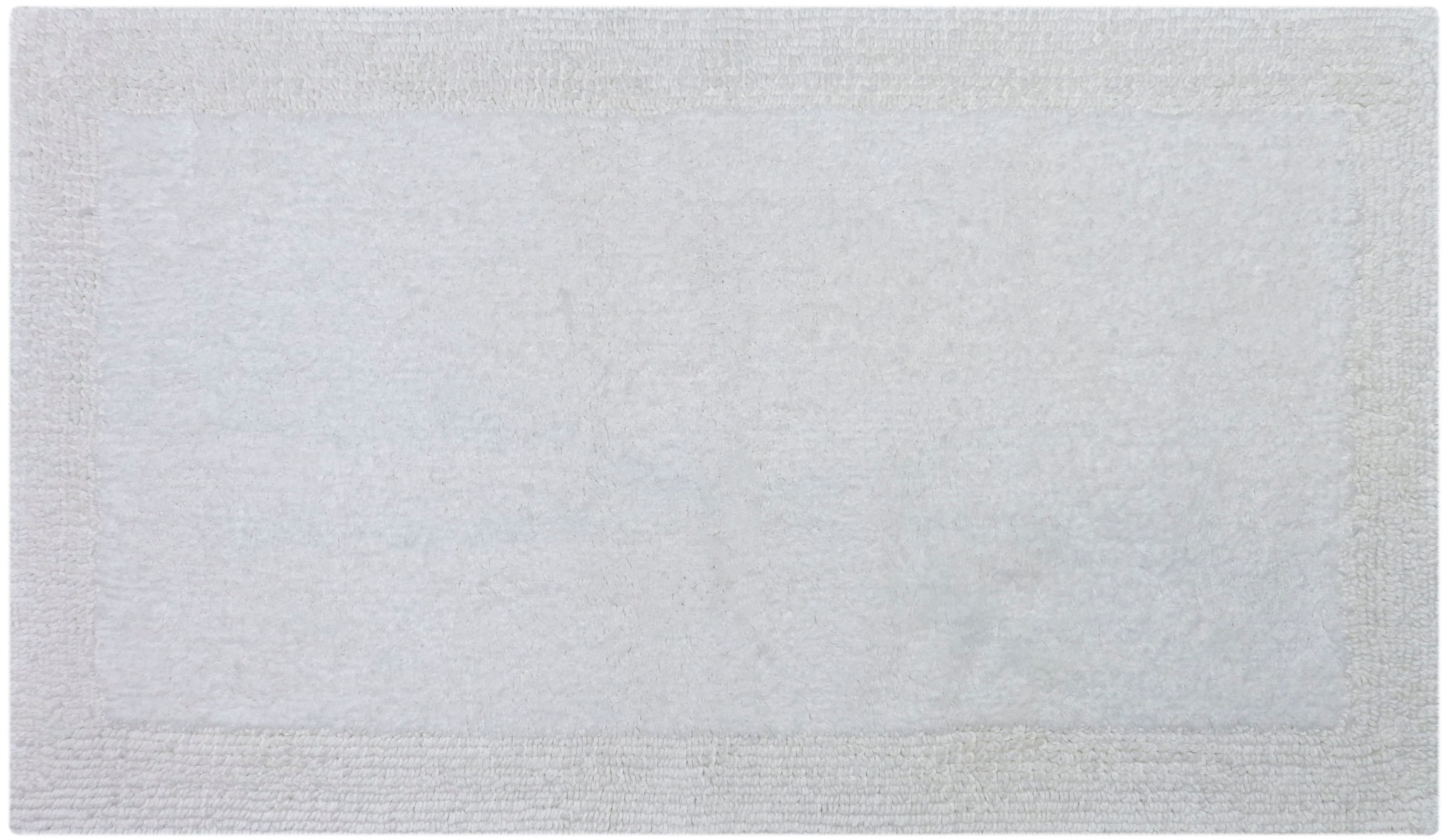 my home Badematte »Kapra, Badvorleger, Badezimmer Teppich« Höhe 14 mm beidseitig nutzbar | fußbodenheizungsgeeignet | strapazierfähig mit Bordüre, Badteppich, Badematte, Baumwolle