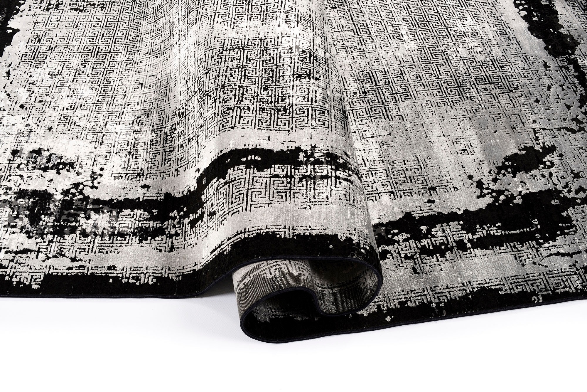 machalke® Teppich »frame« rechteckig 8 mm Höhe Design Teppich, Vintage Optik, Wohnzimmer