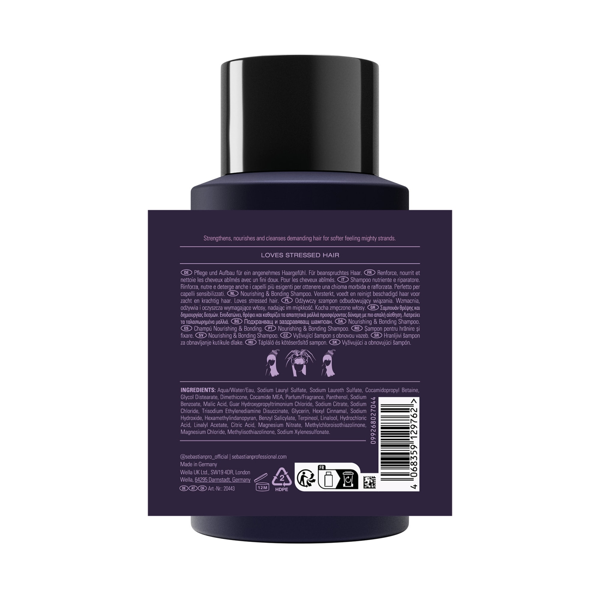 Sebastian Professional Haarshampoo »No Breaker Bonding Shampoo« für geschädigtes, glanzloses, trockenes und widerspenstiges Haar