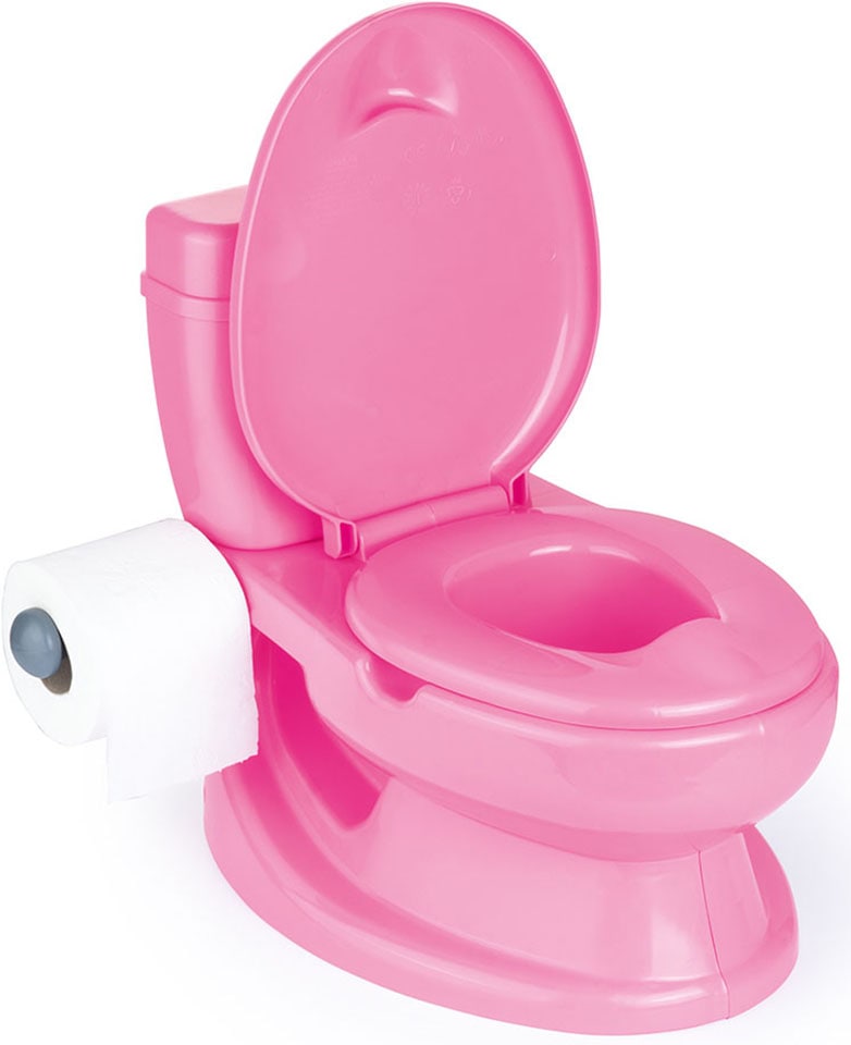 BabyGo Potty, Töpfchen bestellen Toilettentrainer | »Baby pädagogoisches pink«, UNIVERSAL
