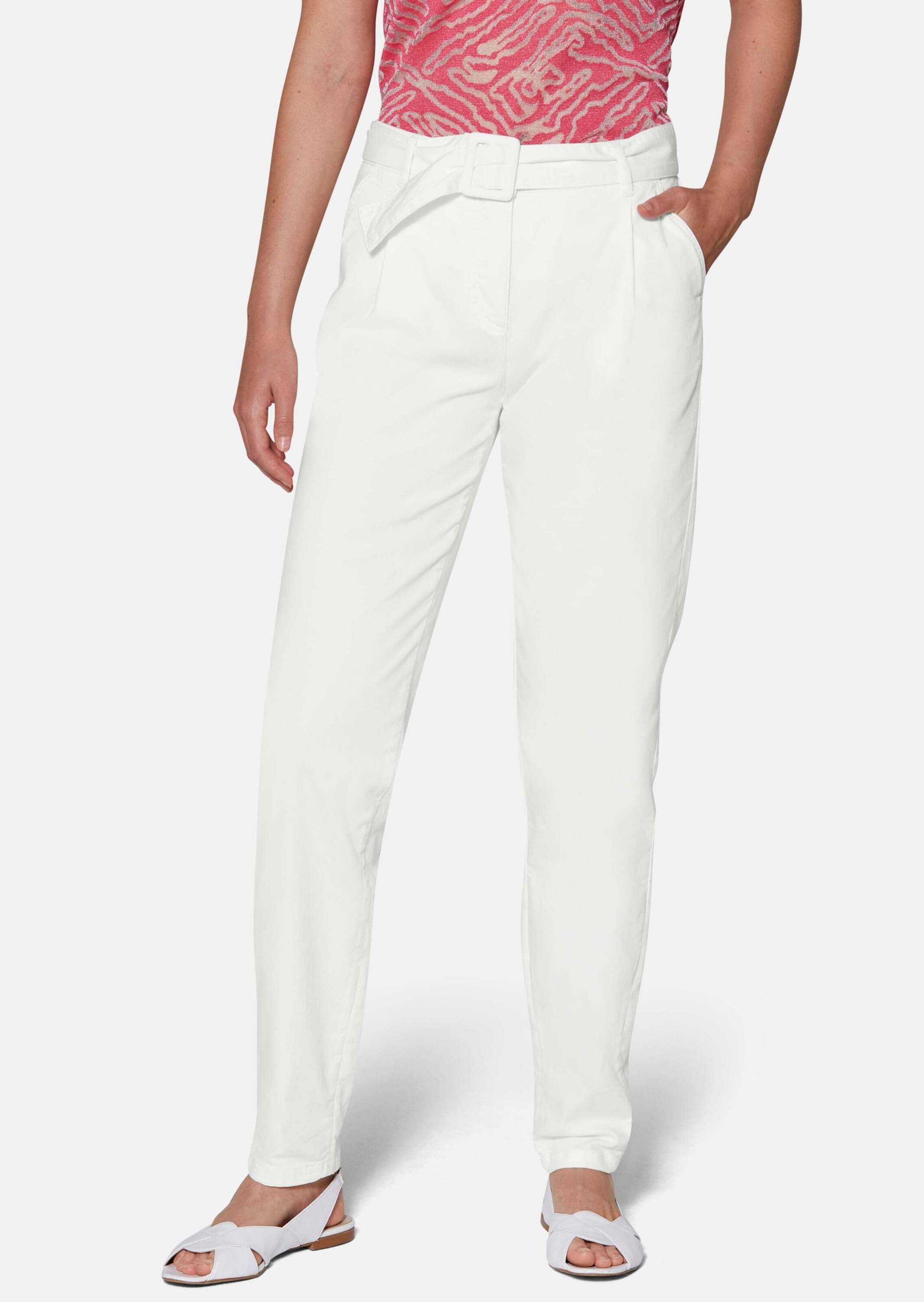 MADELEINE Regular-fit-Jeans »Hose Karotten-Jeans mit Bundfalten«