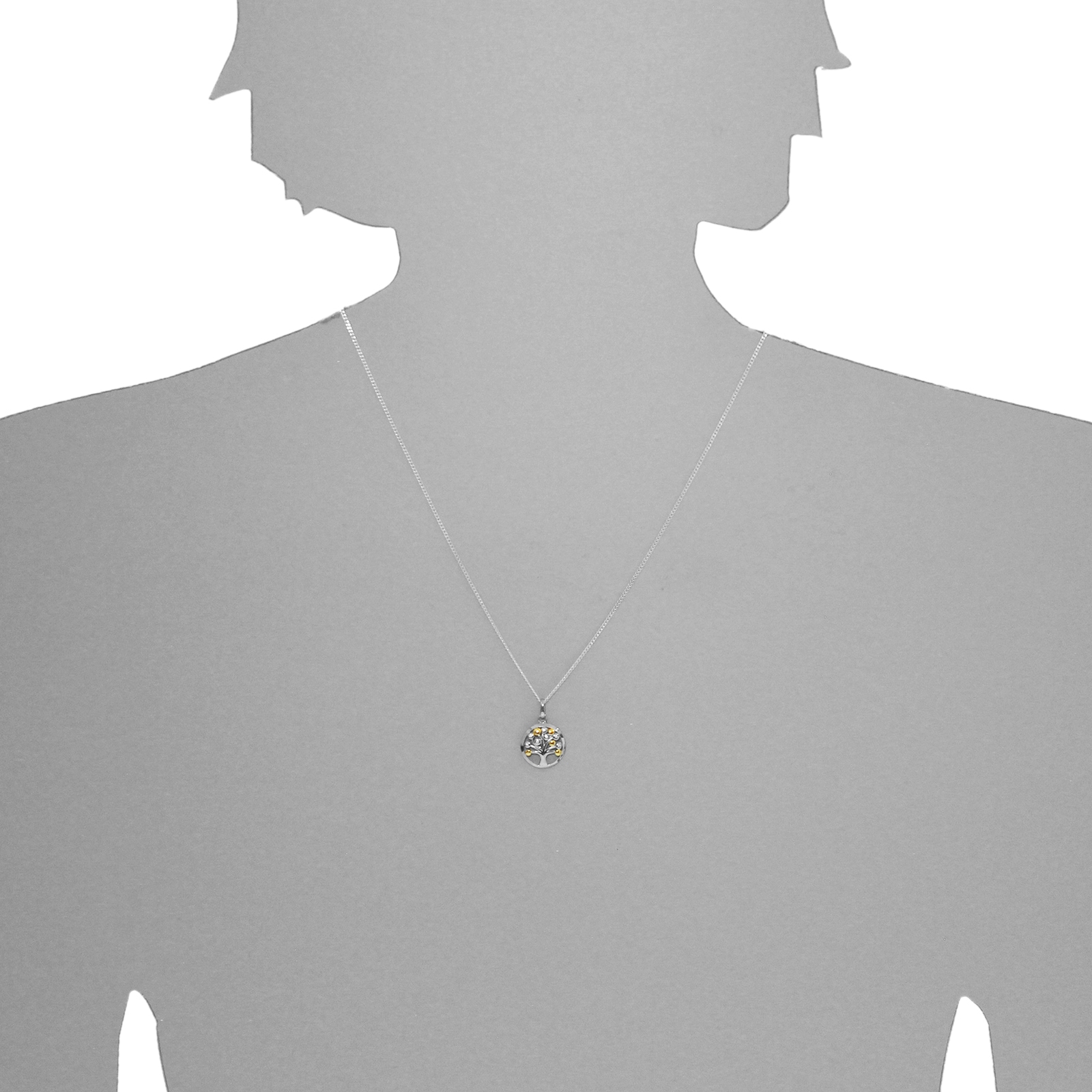OSTSEE-SCHMUCK Kettenanhänger »- Lebensbaum - Silber 925/000 - Zirkonia«