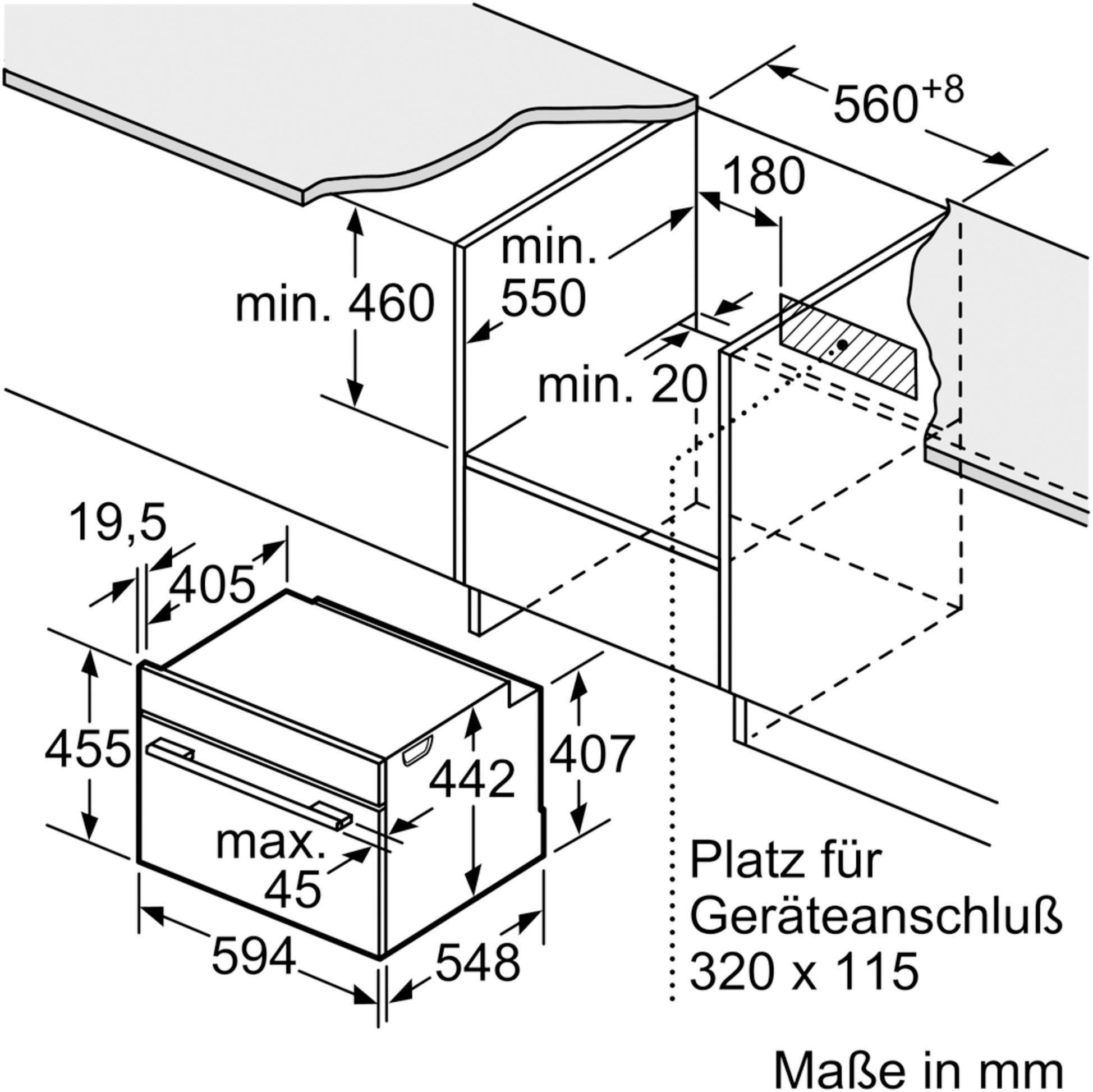 BOSCH Einbau-Dampfgarer »CDG634AS0«, mit touchControl