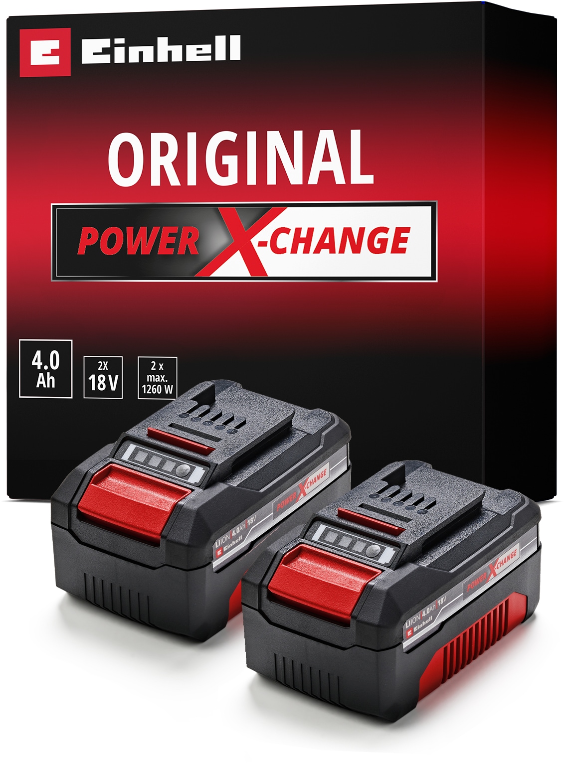 Akku »PXC-Twinpack«, 18,0 V, Power X-Change, 2-tlg., 18 V, 4 Ah