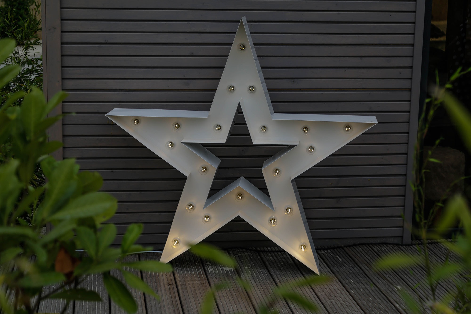 MARQUEE LIGHTS 3 XXL Jahren Tischlampe 20 - LED cm mit flammig-flammig, kaufen Star Wandlampe, fLichtquellen online | Dekolicht E14 Garantie 20 122x122 (exkl.) »Star«