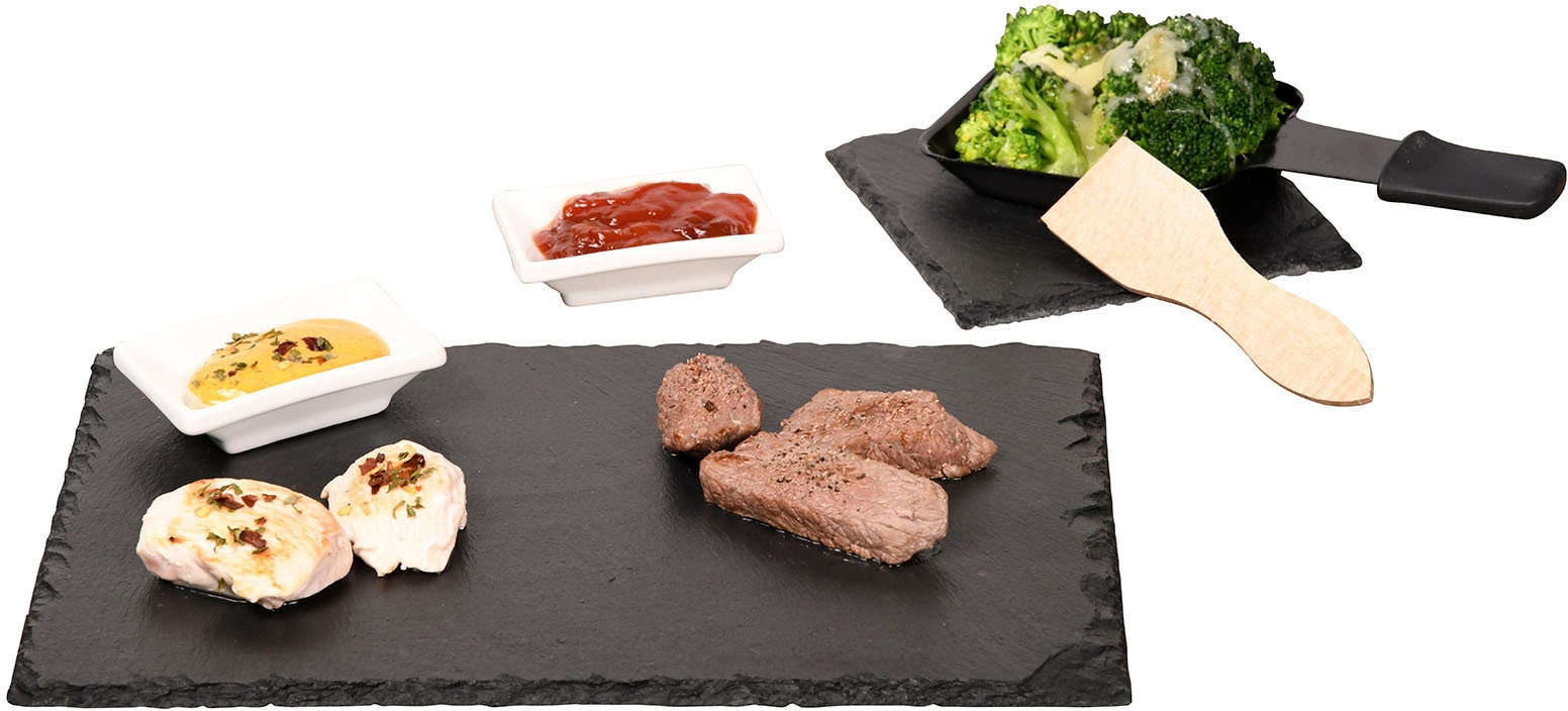 Servierplatte »(Raclette-Set)«, (Set, 10 tlg.), mit Zubehör