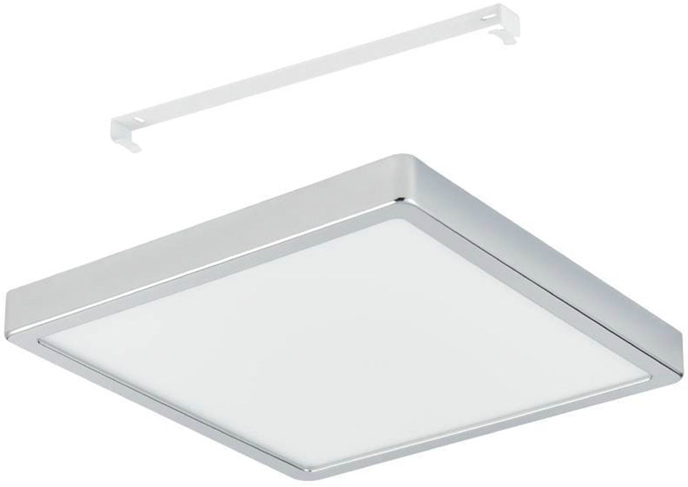 EGLO Deckenleuchte »FUEVA 5 Deckenlampe, IP44, geringe Aufbauhöhe, 20 Watt, Quadrat« LED-Modul 1 Stk. Neutralweiß Aufbauleuchte, Badezimmer, Bad-Deckenlampe, modern,  28,5x28,5x2,8cm
