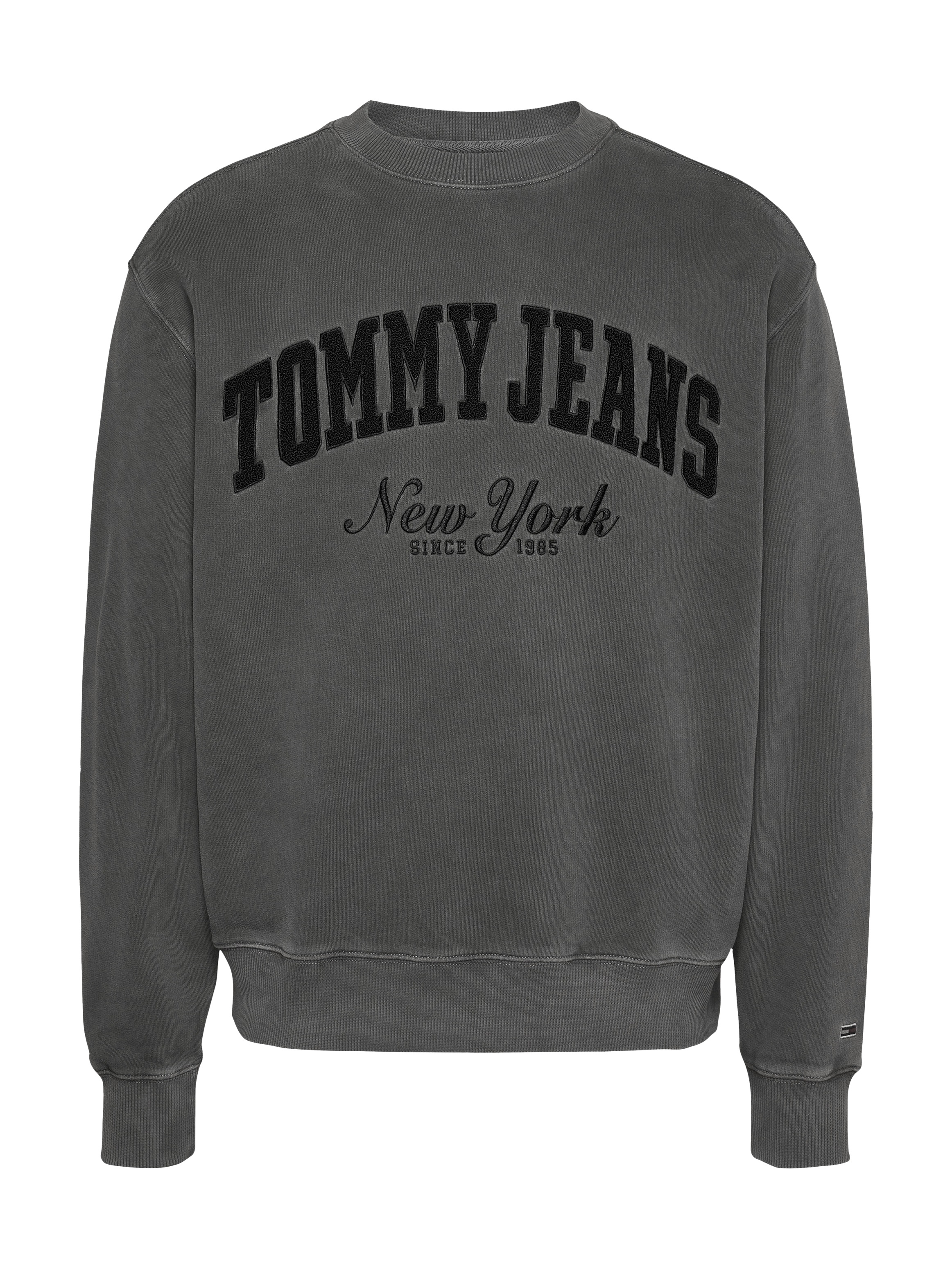 Tommy Jeans Sweatshirt »TJM RLX VINTAGE VARSITY CREW«, mit großem Logo