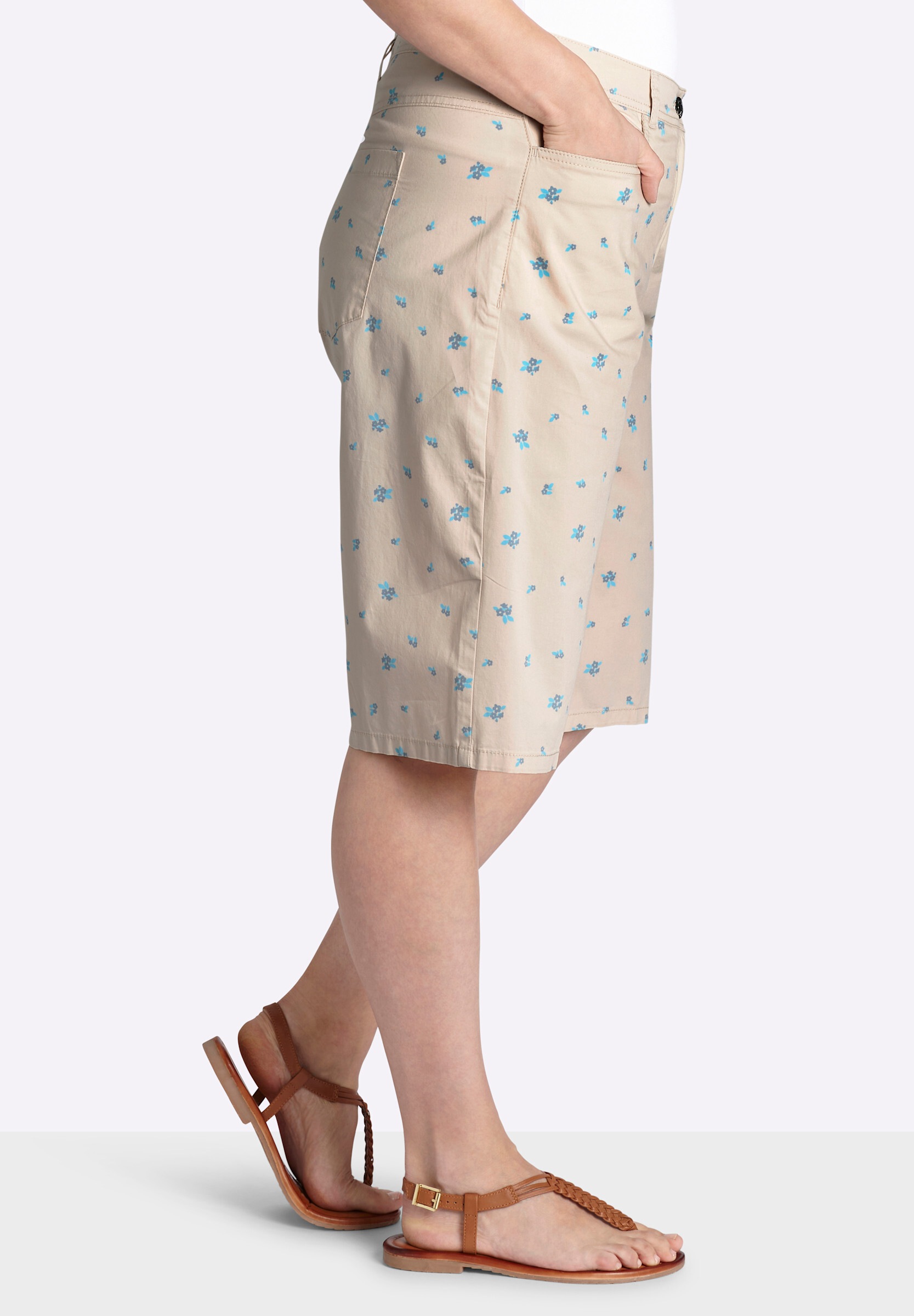 Sheego Bermudas »Bermudas Bermudas mit Minimalprint«