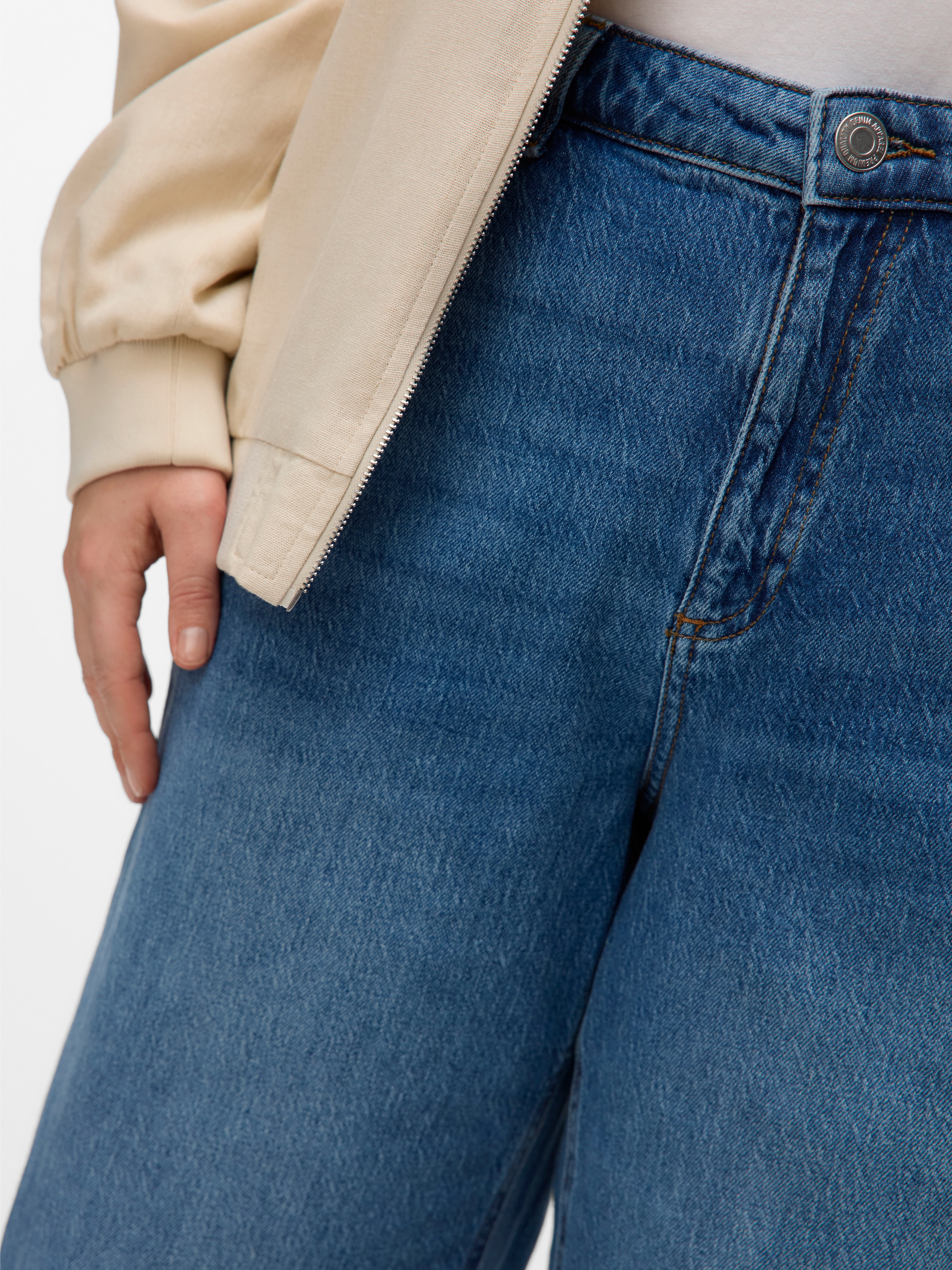 Vero Moda Curve High-waist-Jeans »VMCTESSA HR WIDE J RA380 GA CUR NOOS«