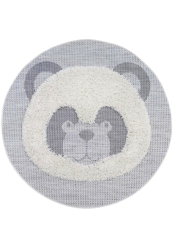 Kinderteppich »NAVAJO - Panda«, rund