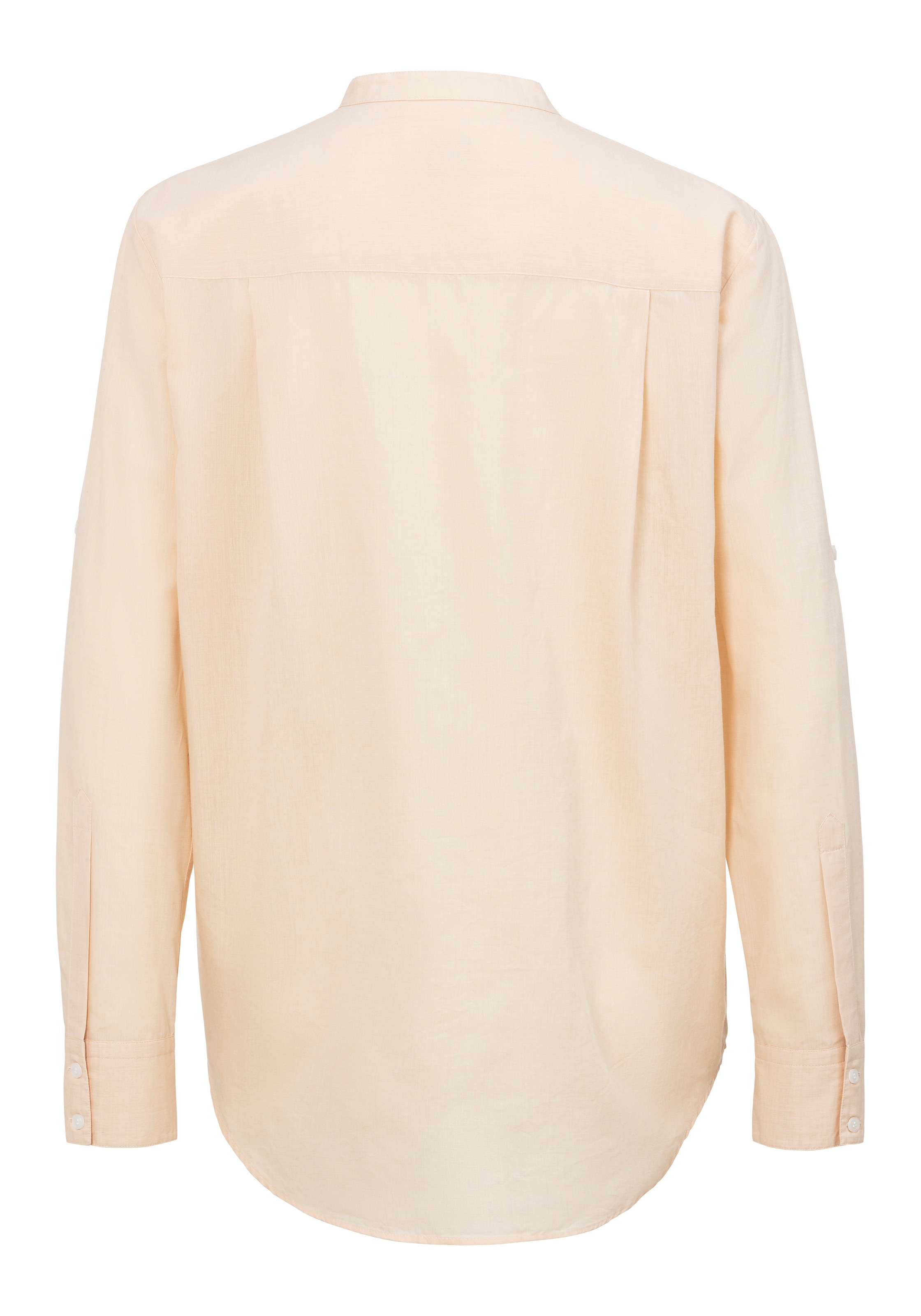 BOSS ORANGE Klassische Bluse »Befelize Premium Damenmode«, Chambray Qualität, Stehkragen