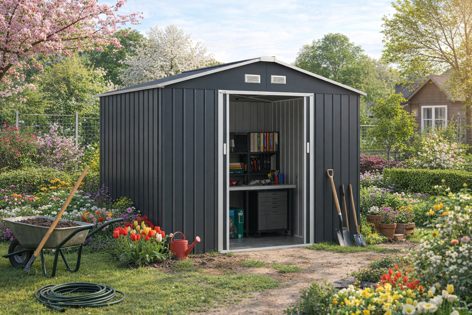 KONIFERA Gerätehaus »GARTEN« wetterfest und langlebig, nahezu wartungsfrei