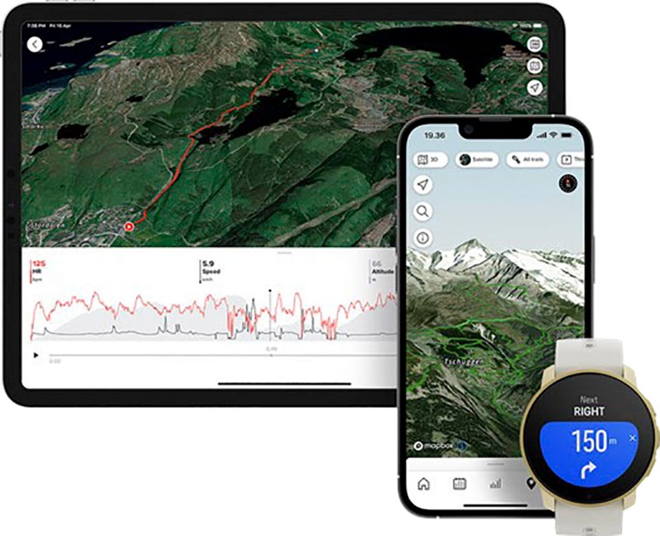Suunto Smartwatch »9 Peak Pro«, (3,04 cm / 1,2 Zoll),)