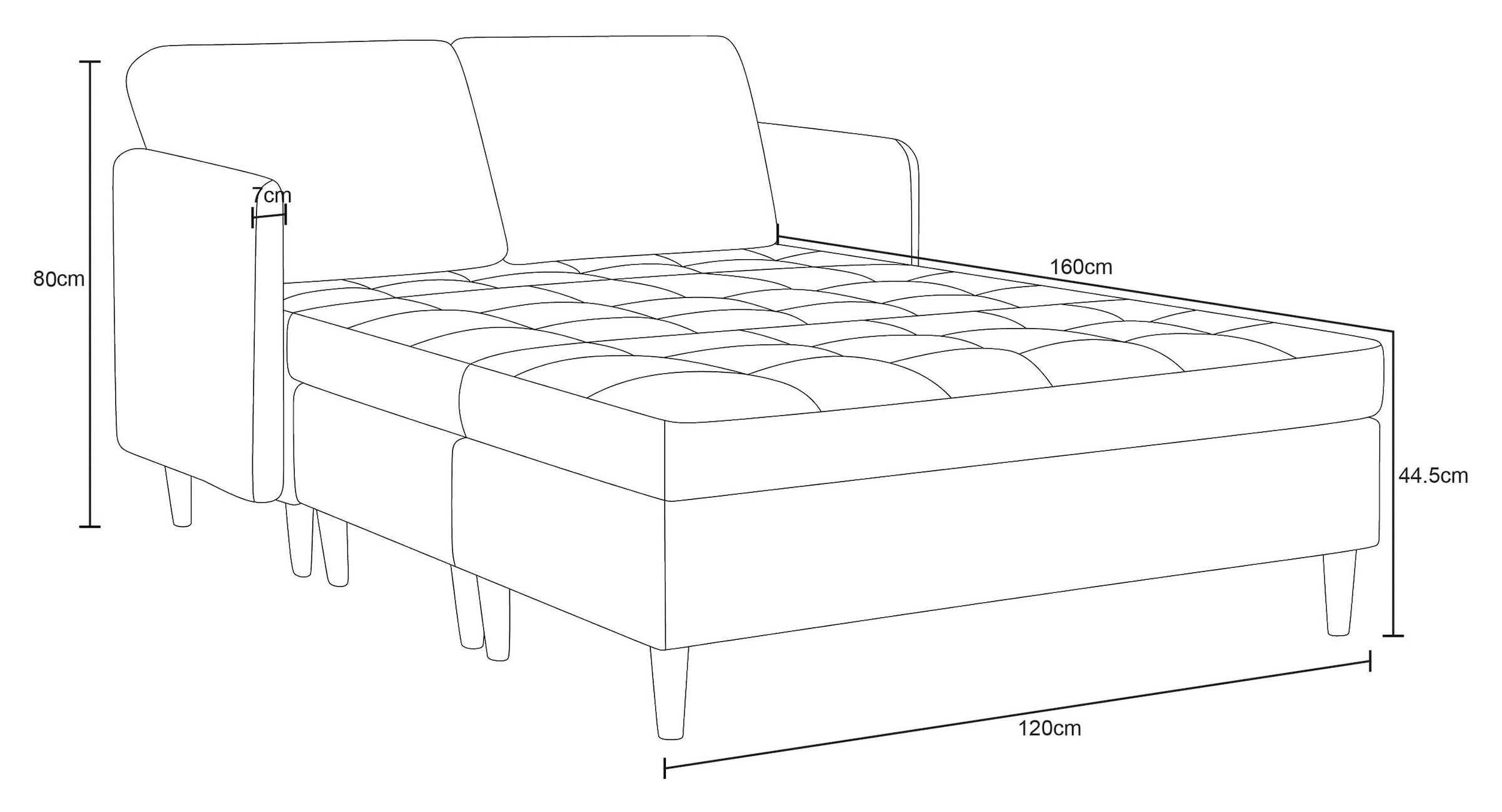 Dorel Home Wohnlandschaft »LINDHUS, U-Form, Breite 254 cm, verschiedene Stellvarianten, Modulsofa« Recamiere, Stauraum, Cord und Chenille-Bezug