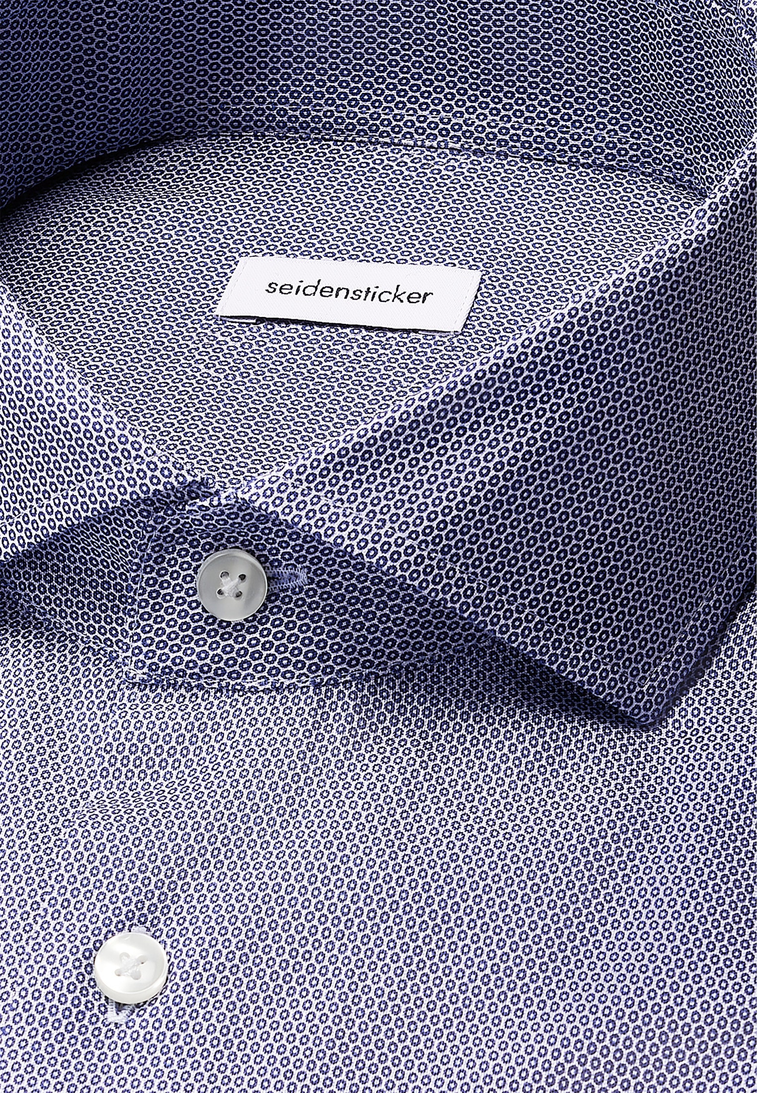 seidensticker Businesshemd »Schwarze Rose«, Regular 1/1 Kentkragen Druck