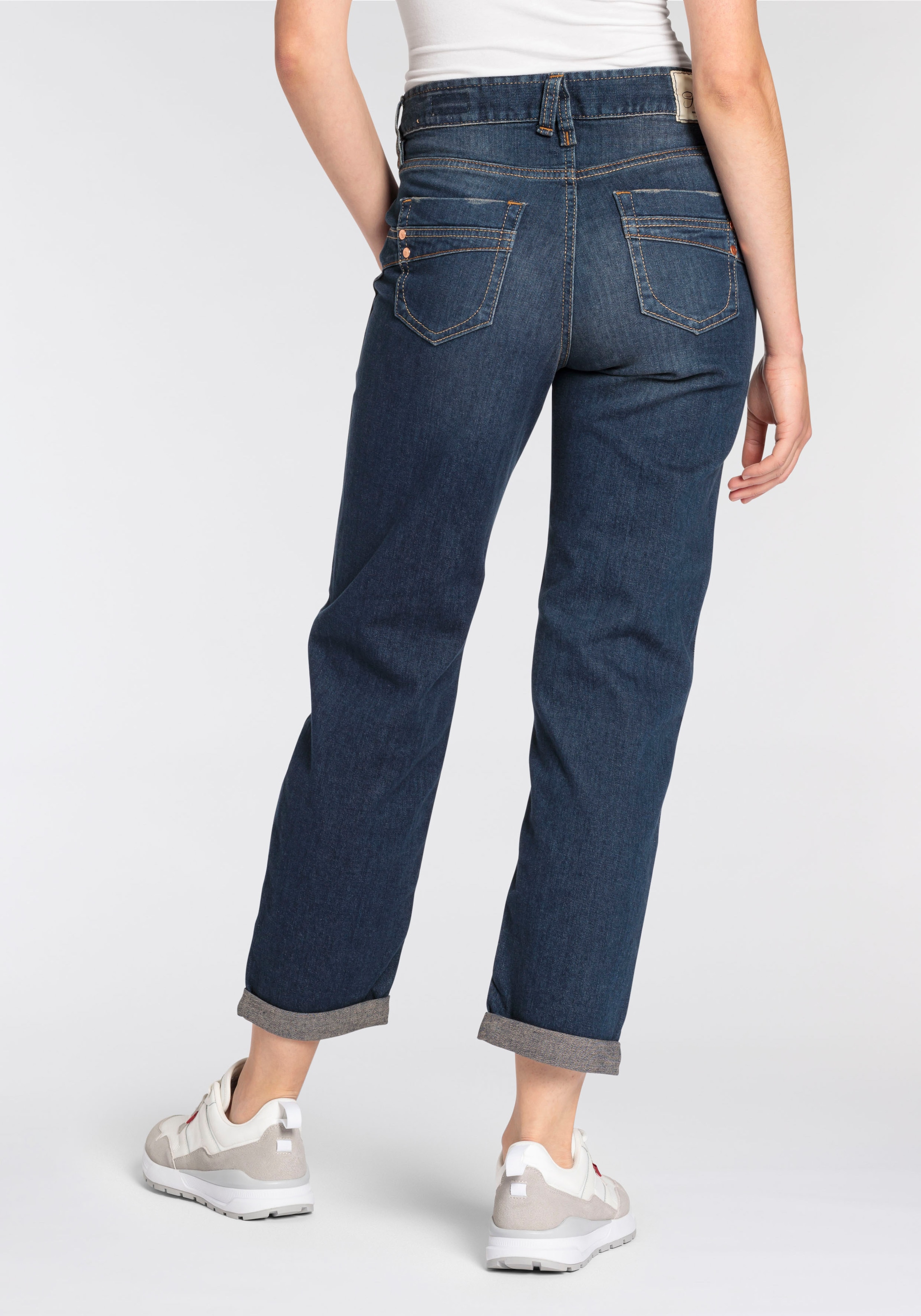Herrlicher High-waist-Jeans »Touch B Hi Tap Organic Denim«