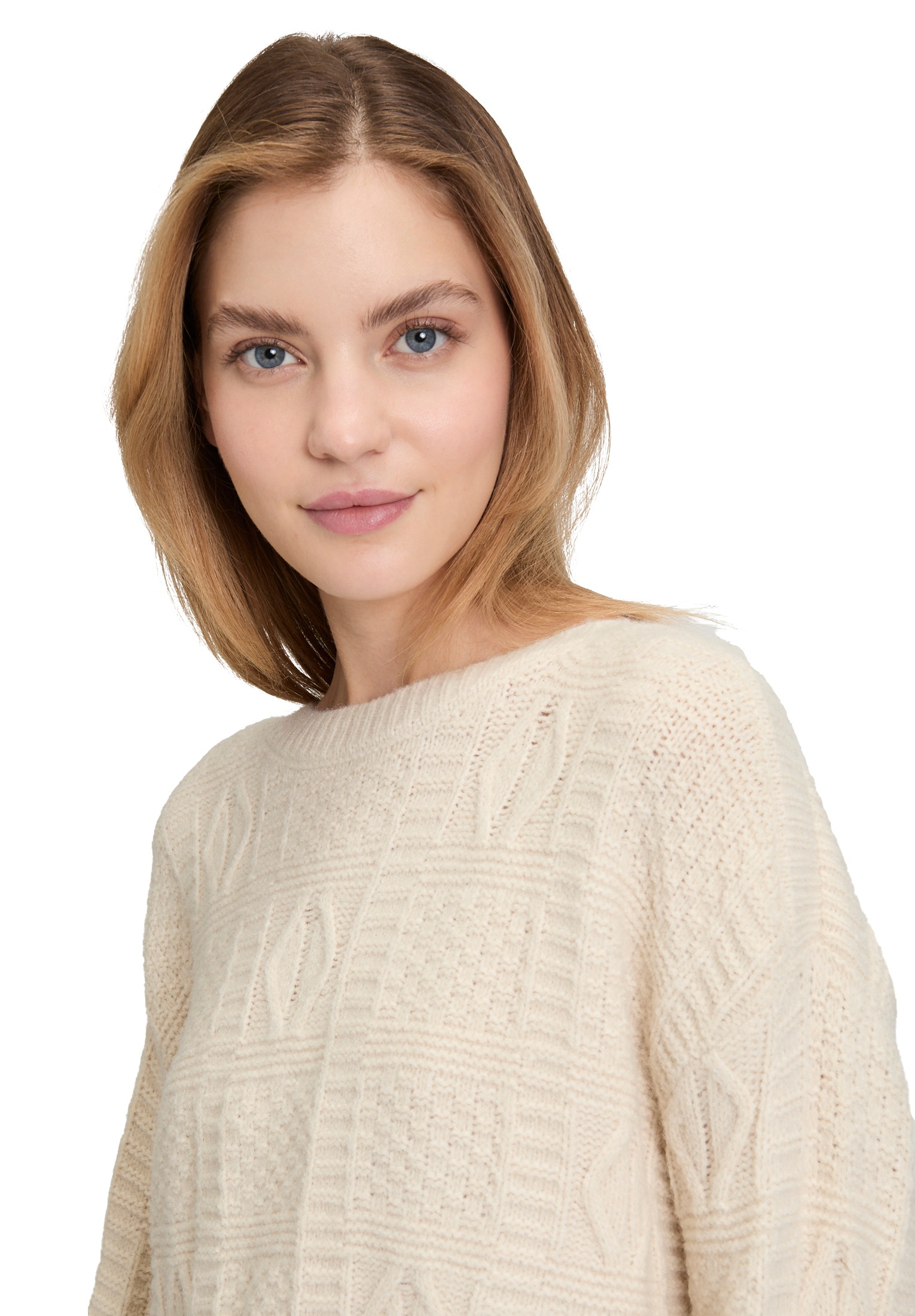Betty Barclay Rundhalspullover »Grobstrick-Pullover mit Effektgarn«