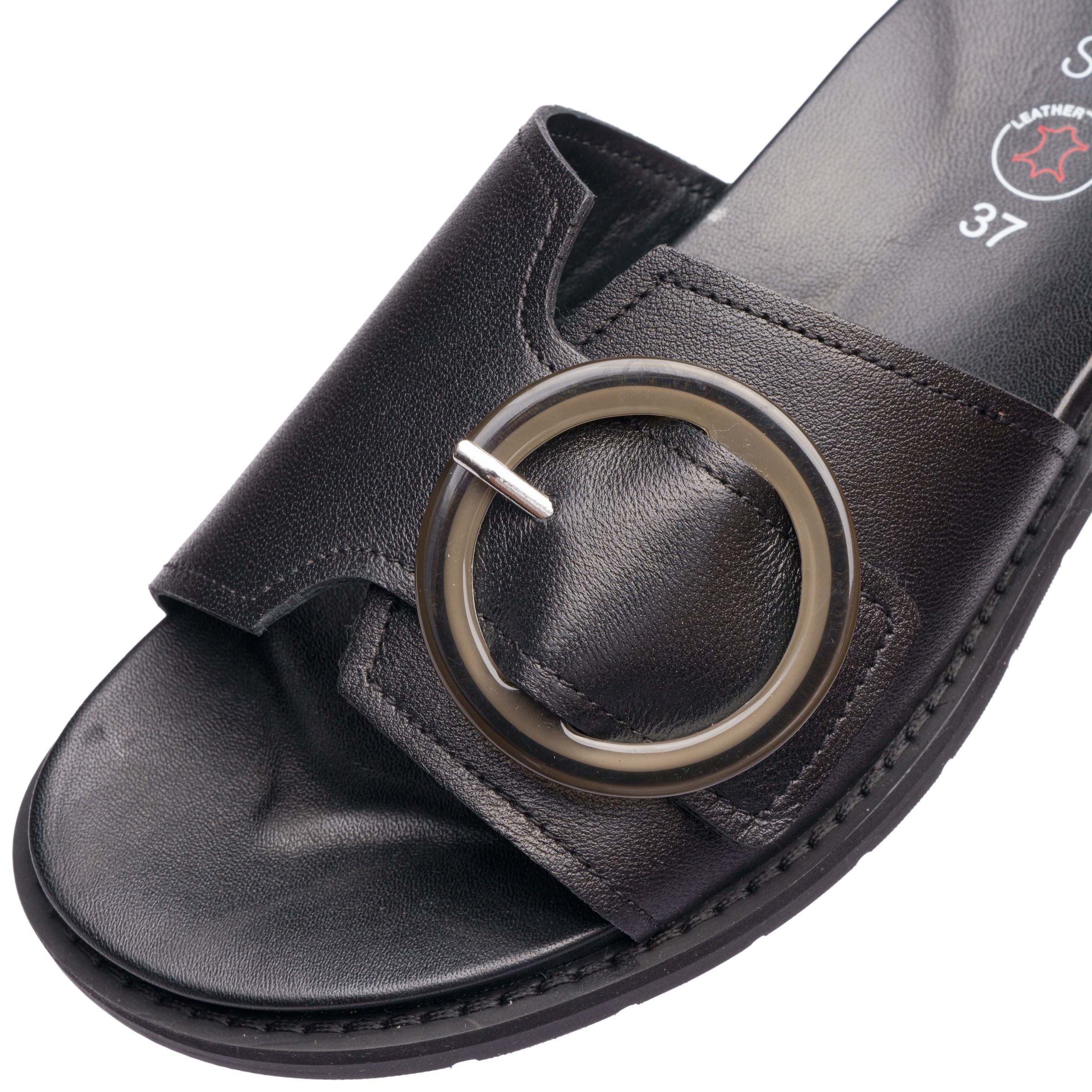 Ara Pantolette »ELBA«  Sommerschuh, Schlupfschuh mit Zierschnalle, in Weite G (= weit)