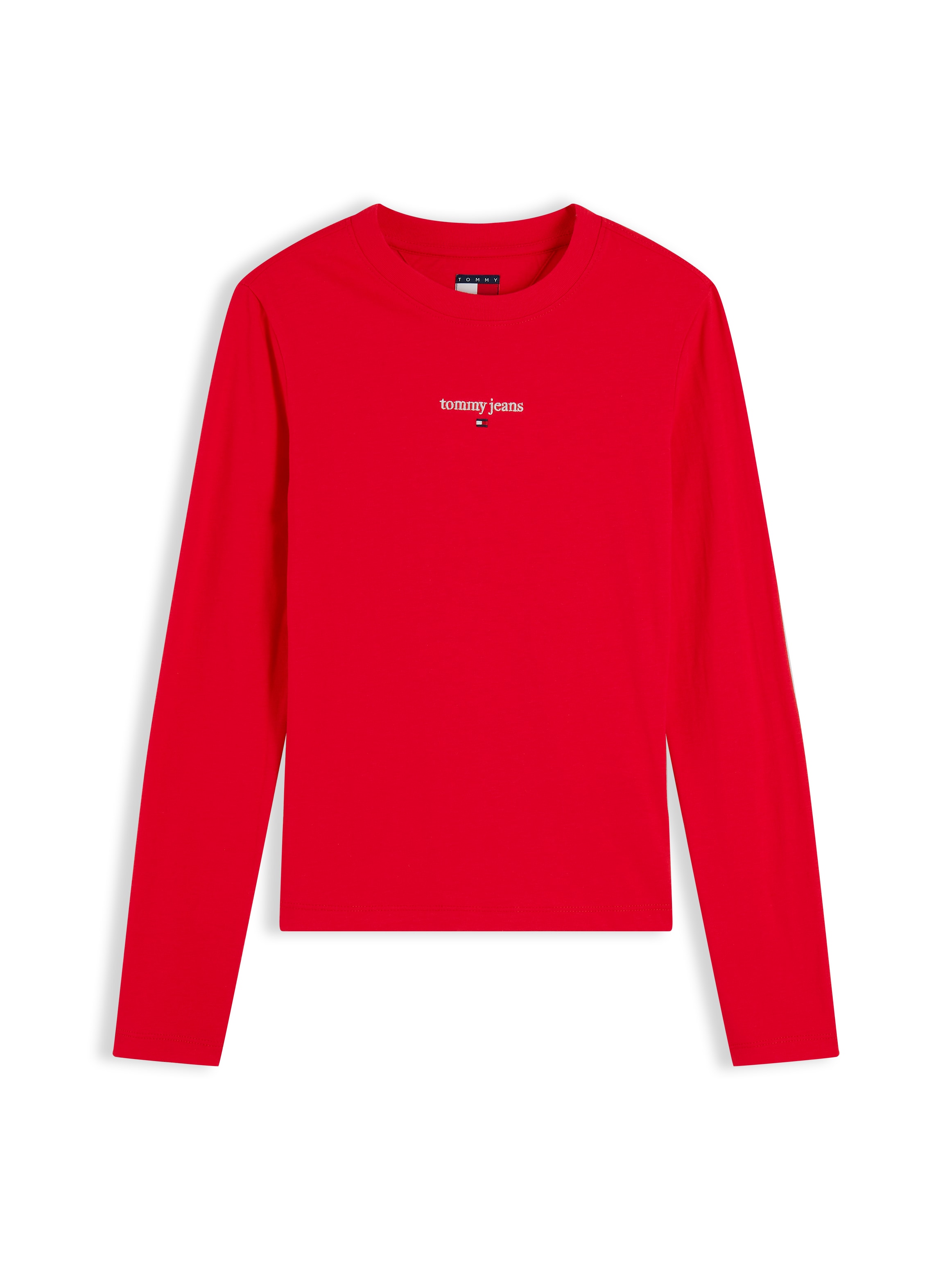 Tommy Jeans Langarmshirt »TJW SLIM CLASSIC LOGO LS TEE« Baumwollmischung, slim fit